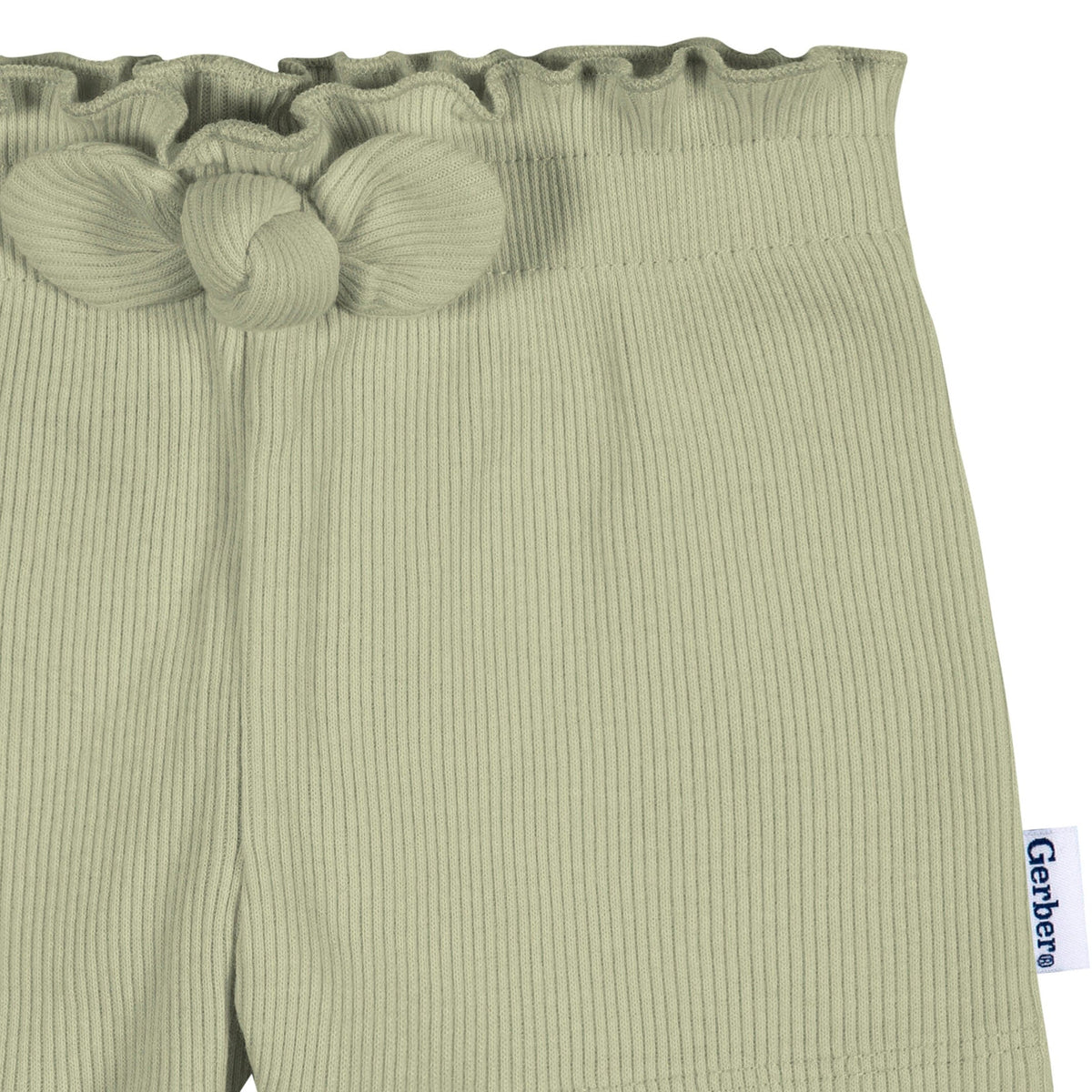 3-Pack Baby & Toddler Girls Grey Heather/Green/Black Pull-On Knit Short