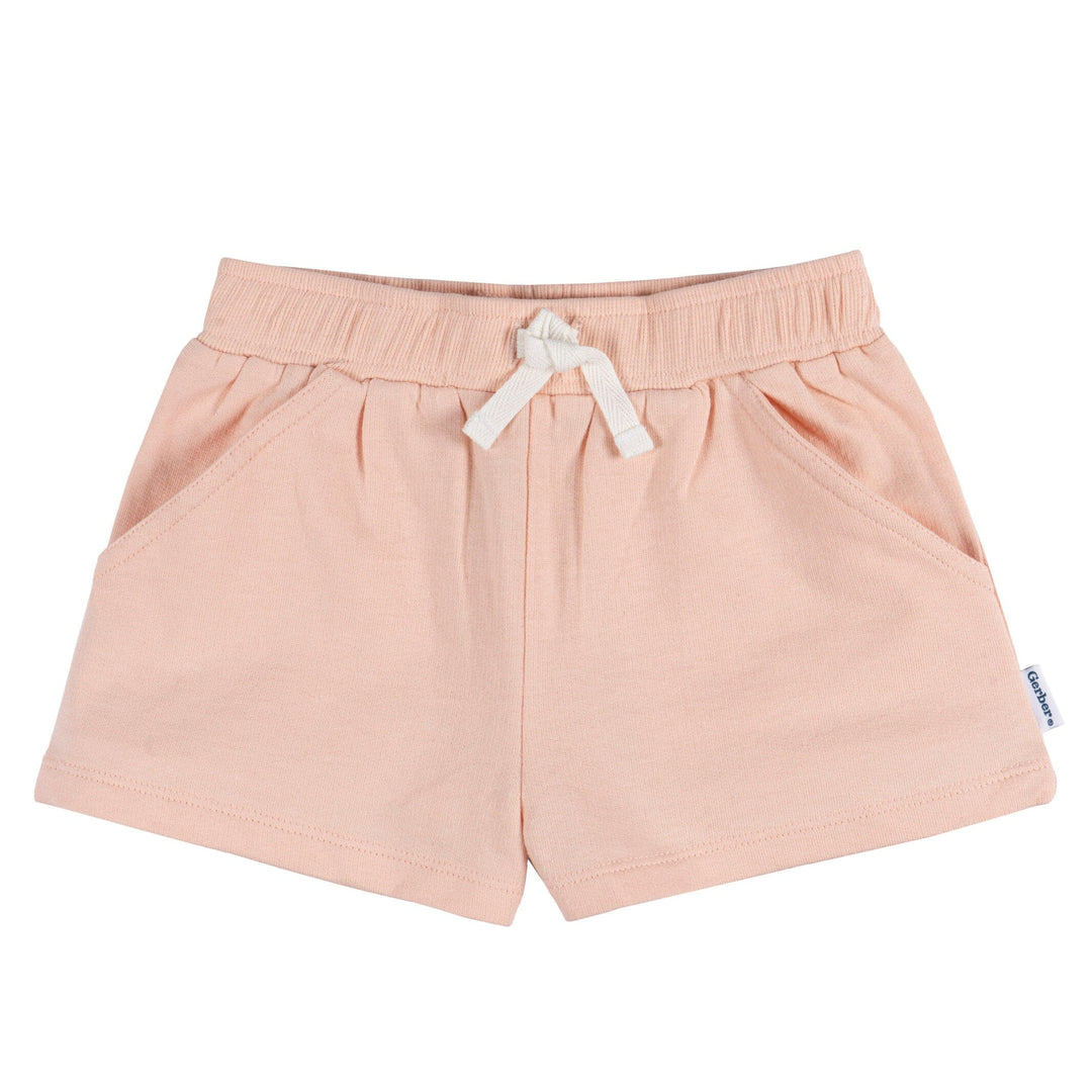 3-Pack Baby & Toddler Girls Black, Pink, & Grey Knit Shorts – Gerber  Childrenswear