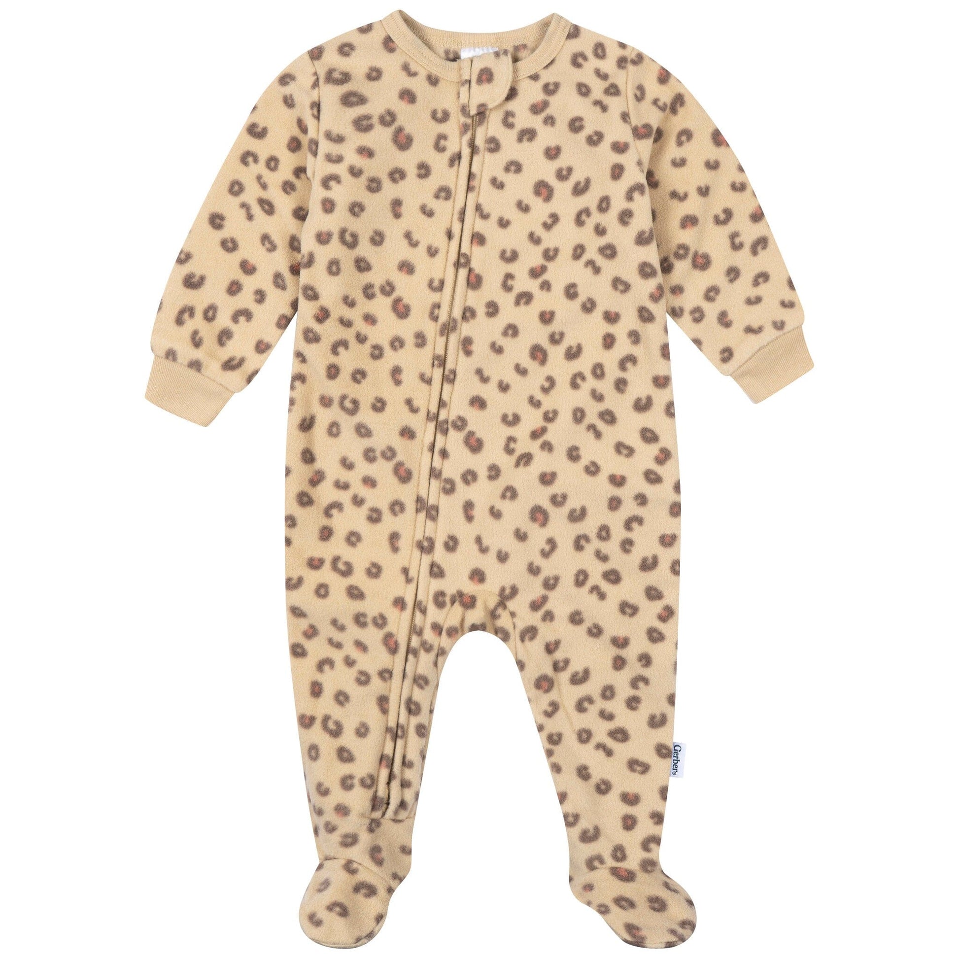3-Pack Baby & Toddler Girls Hearts Footed Fleece Pajamas Sleepwear Gerber® 