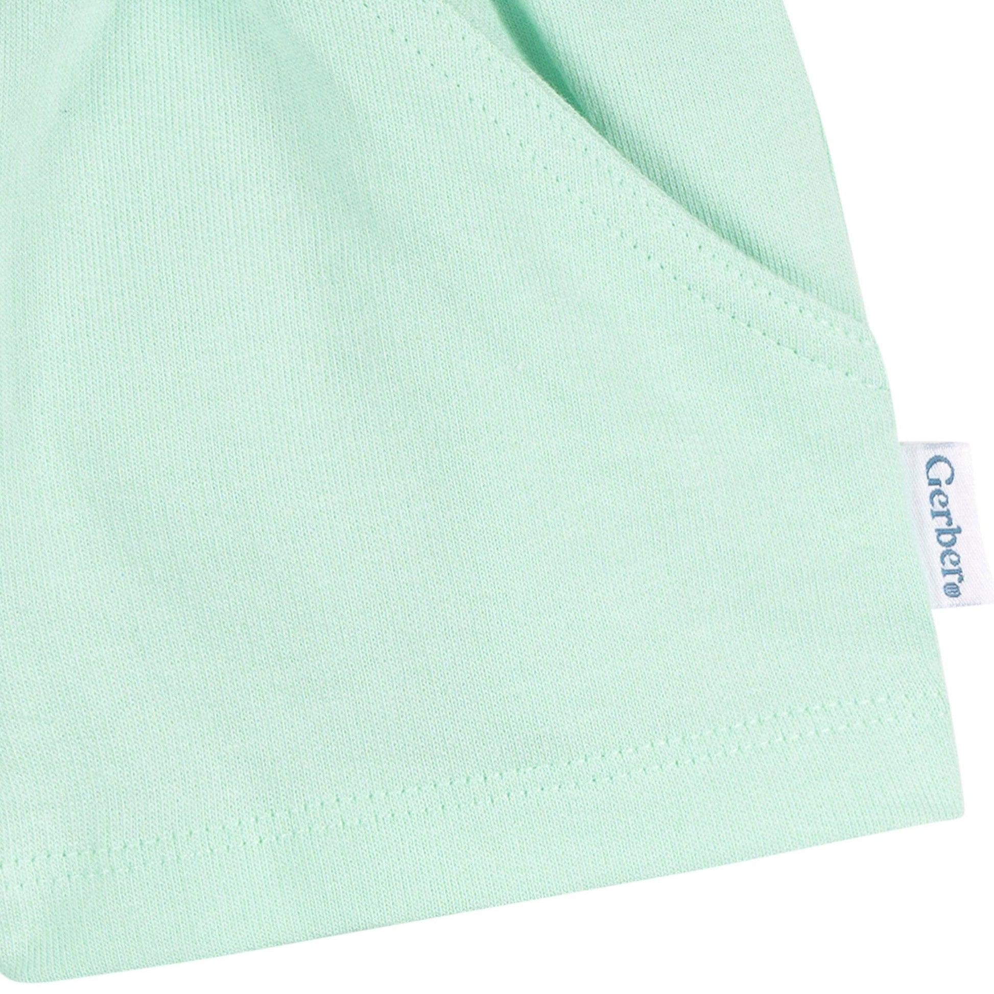 3-Piece Baby & Toddler Girls Ice Cream Knit Shorts Pants & Bottoms Gerber® 