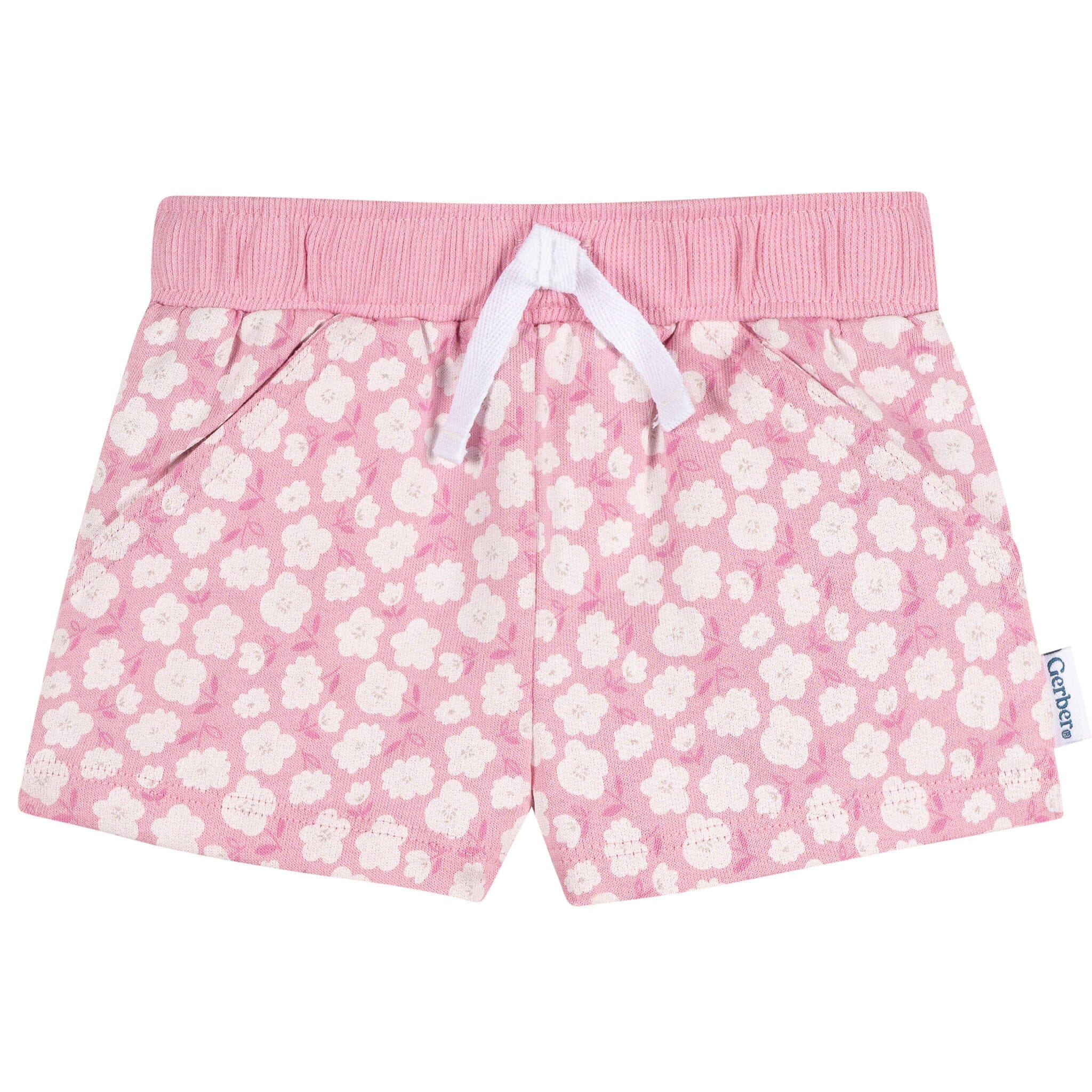 3-Piece Baby & Toddler Girls Ice Cream Knit Shorts Pants & Bottoms Gerber® 