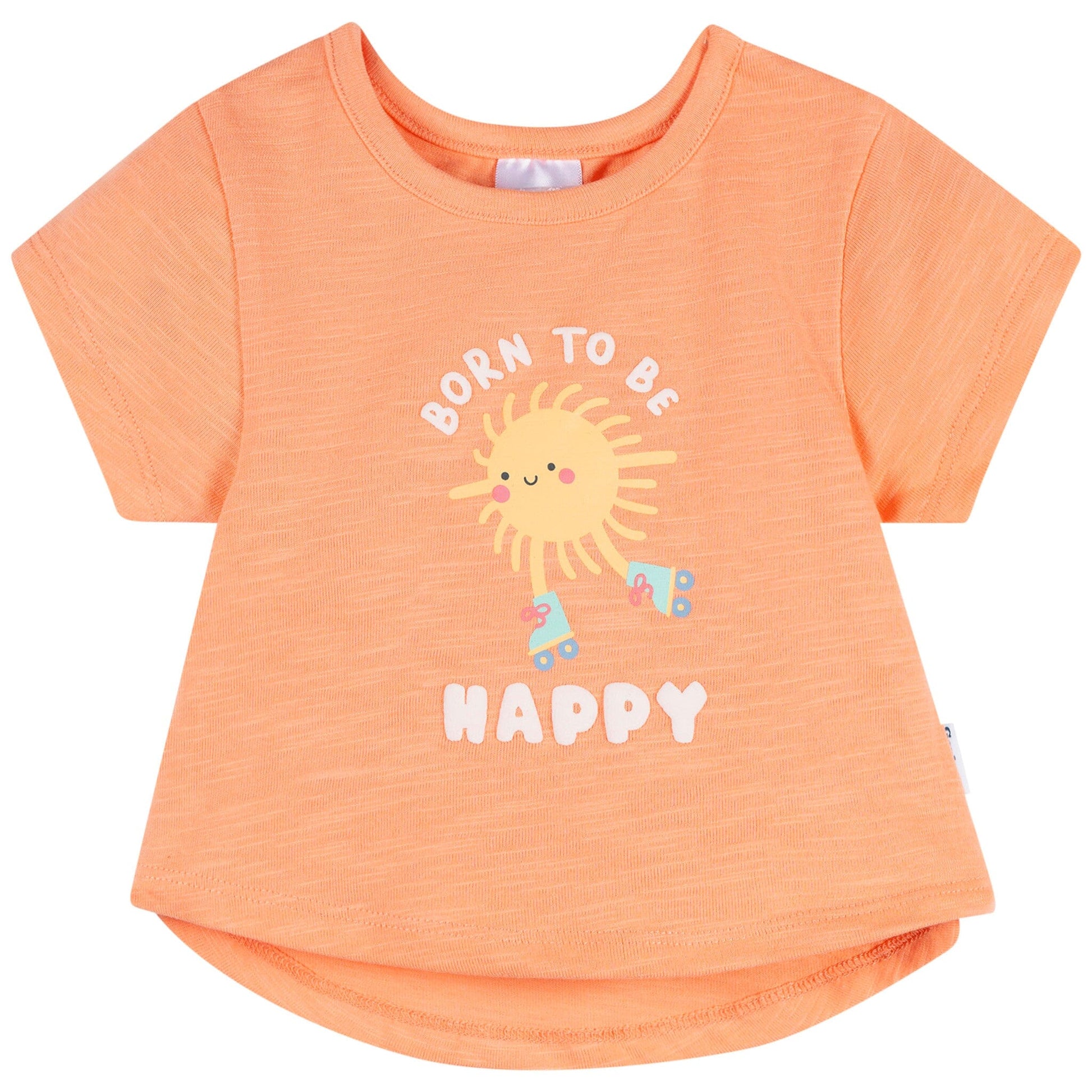 3-Pack Baby & Toddler Girls Peach, Green and Yellow Short Sleeve T-Shirts tops Gerber® 