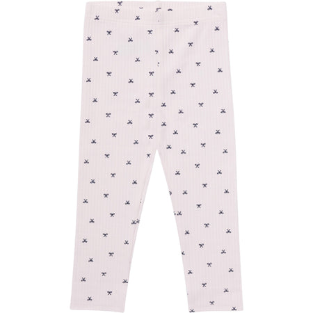 3-Pack Baby & Toddler Girls Pink Bows, Blue & Purple Ribbed Leggings