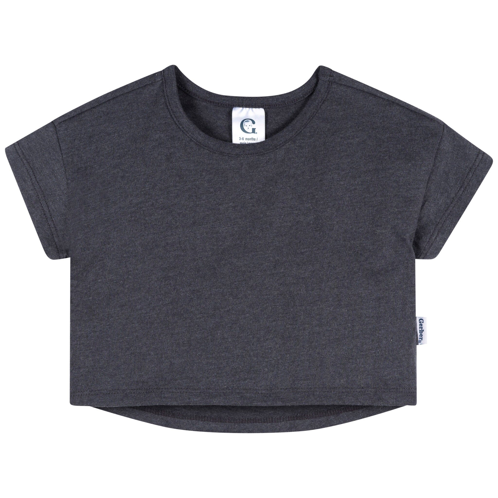 3-Pack Baby & Toddler Girls Pink, Gray and White Short Sleeve Shirts tops Gerber® 