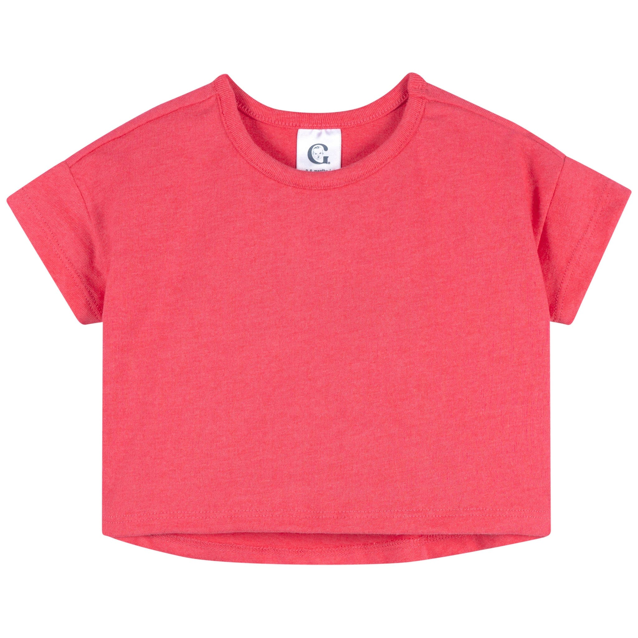 3-Pack Baby & Toddler Girls Pink, Gray and White Short Sleeve Shirts tops Gerber® 