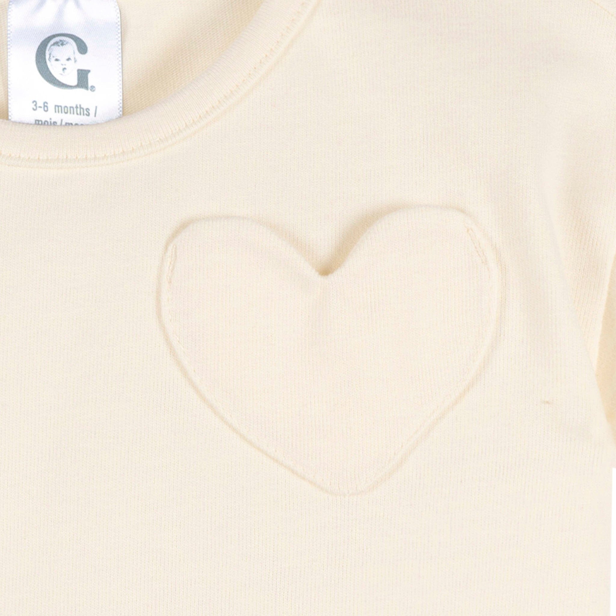 3-Pack Baby & Toddler Girls Pink, Gray and White Short Sleeve Shirts tops Gerber® 