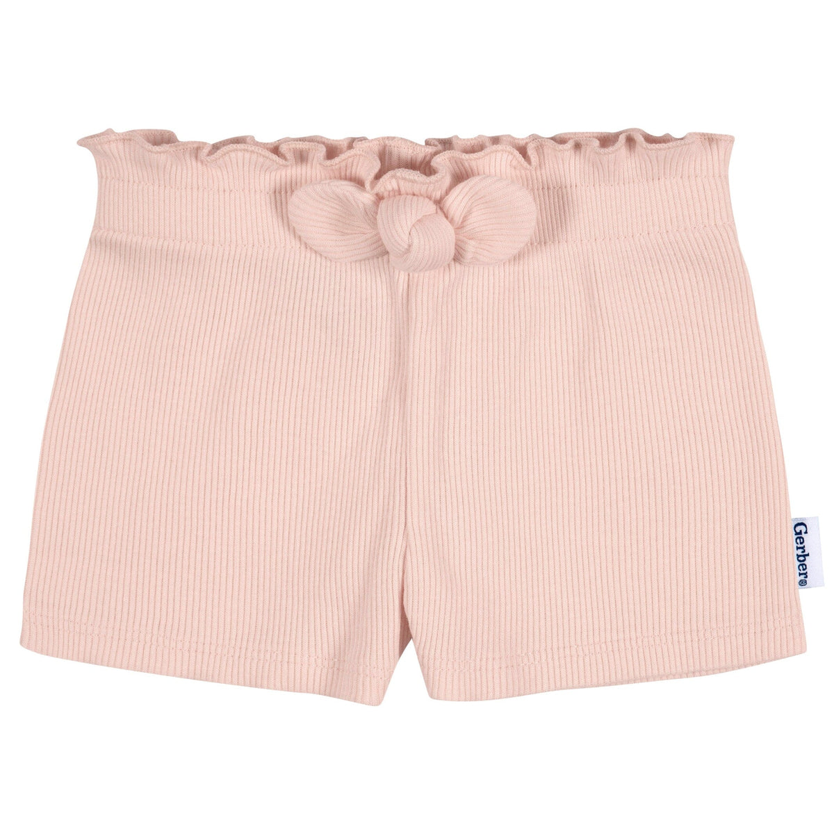 3-Pack Baby & Toddler Girls Pink/Blue Pull-On Knit Short