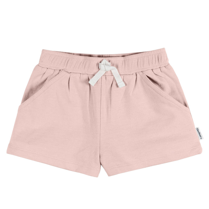 3-Pack Baby & Toddler Girls Pink/White/Navy Knit Short