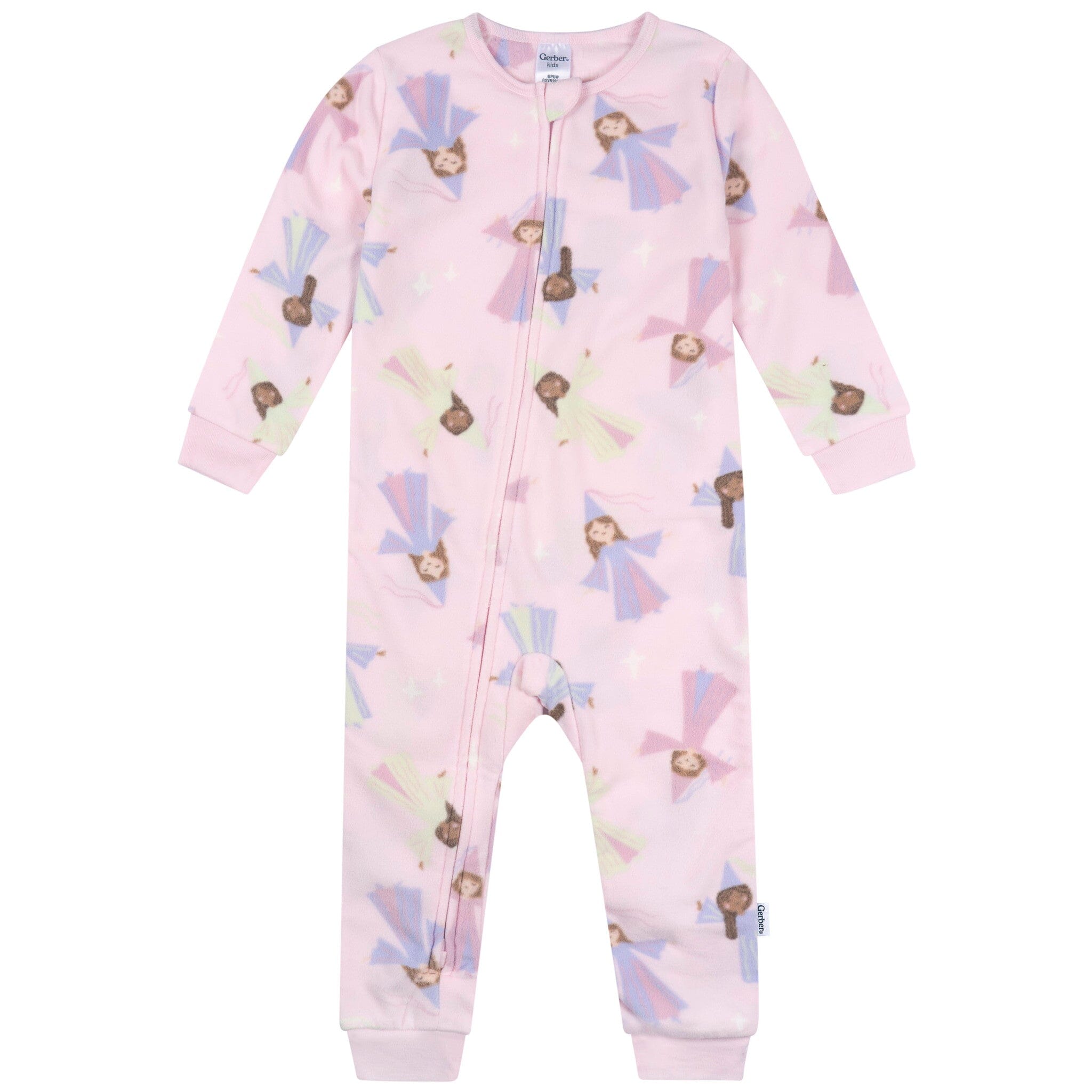 3-Pack Baby & Toddler Girls Princess Footless Fleece Pajamas Sleepwear Gerber® 