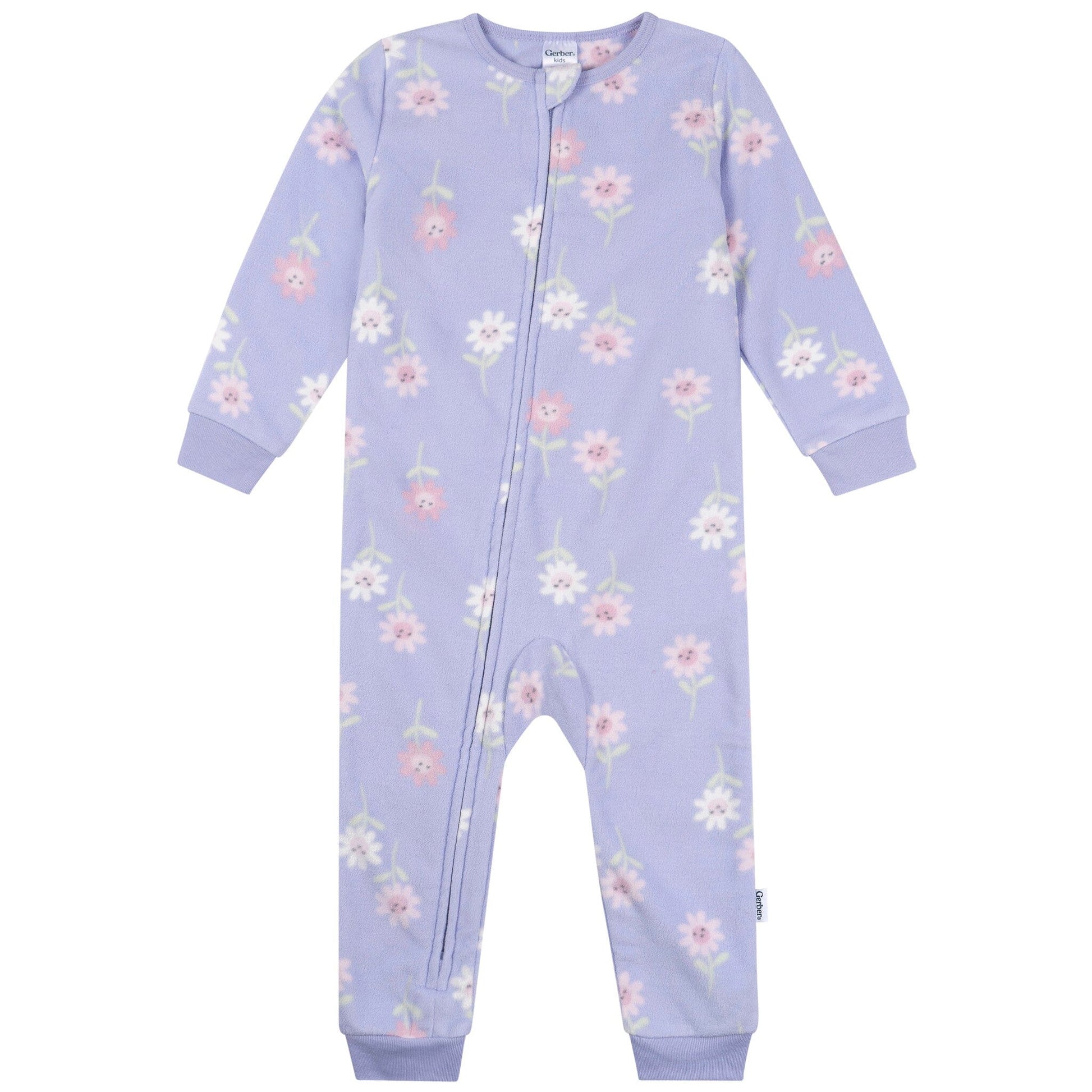 3-Pack Baby & Toddler Girls Princess Footless Fleece Pajamas Sleepwear Gerber® 