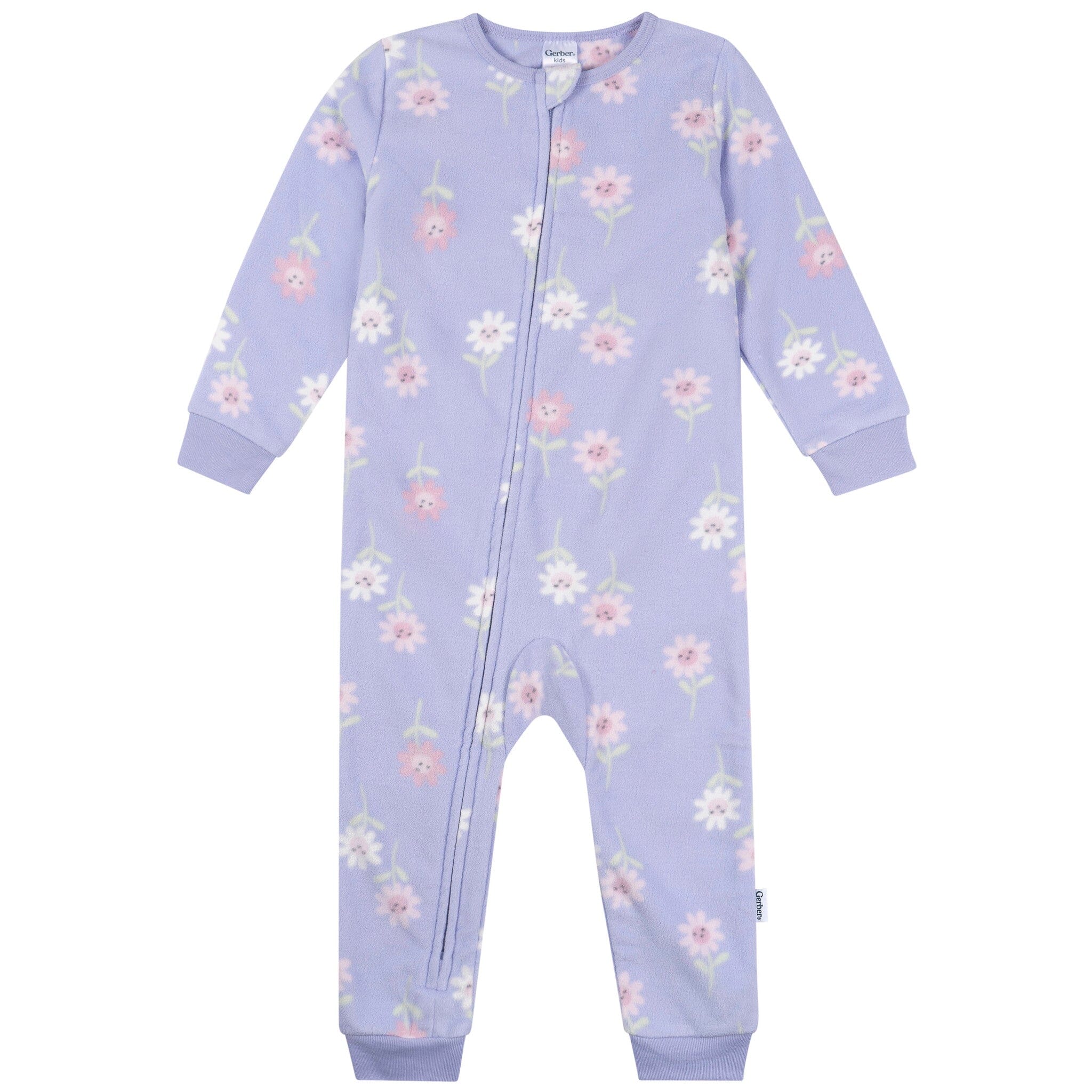 3-Pack Baby & Toddler Girls Princess Footless Fleece Pajamas Sleepwear Gerber® 