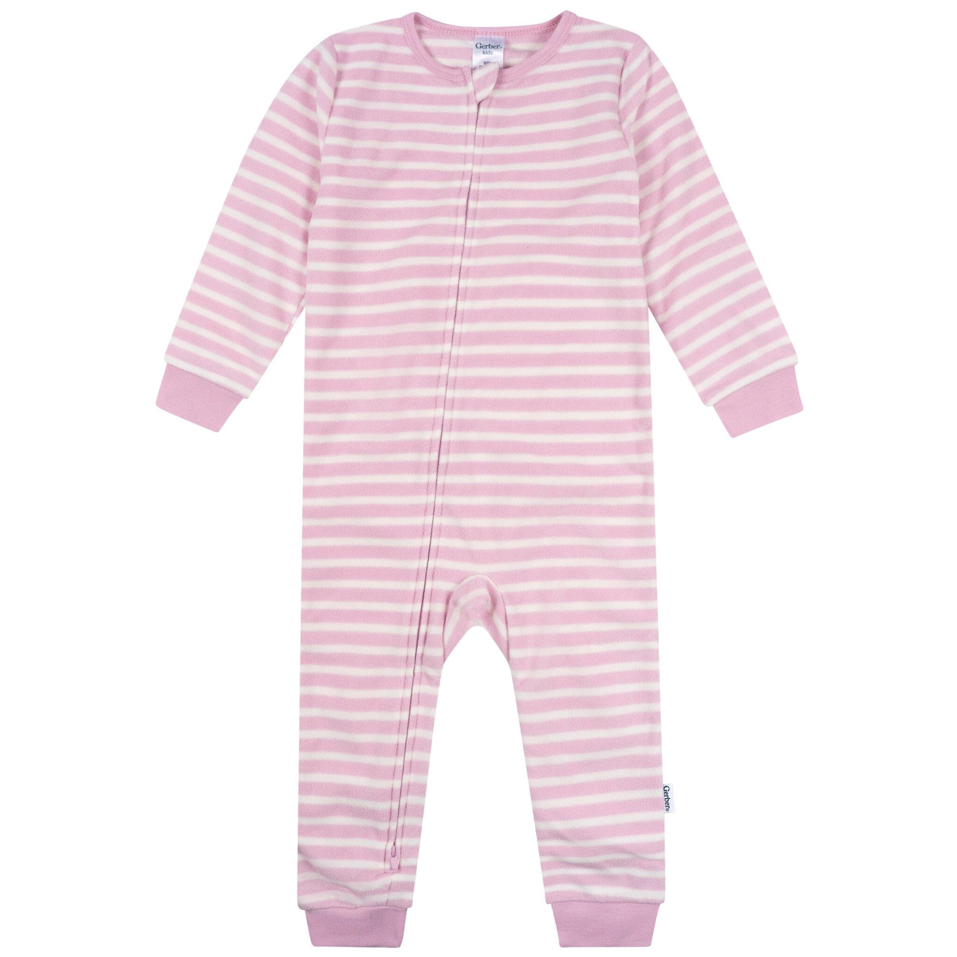 3-Pack Baby & Toddler Girls Princess Footless Fleece Pajamas Sleepwear Gerber® 