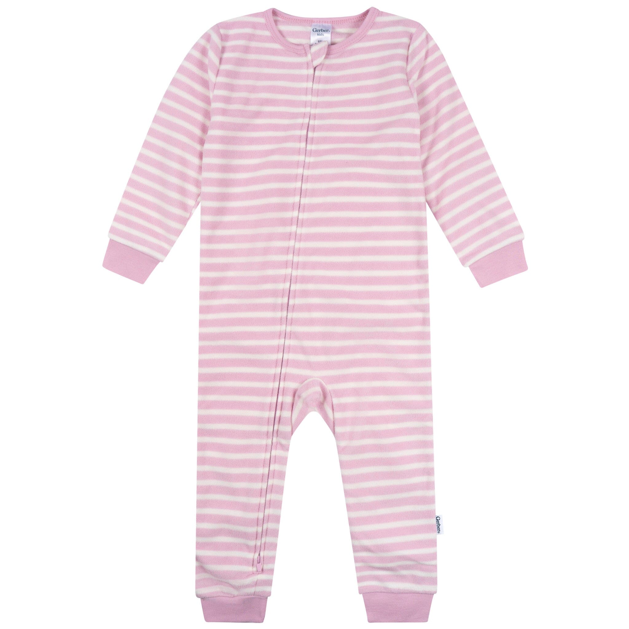 3-Pack Baby & Toddler Girls Princess Footless Fleece Pajamas Sleepwear Gerber® 