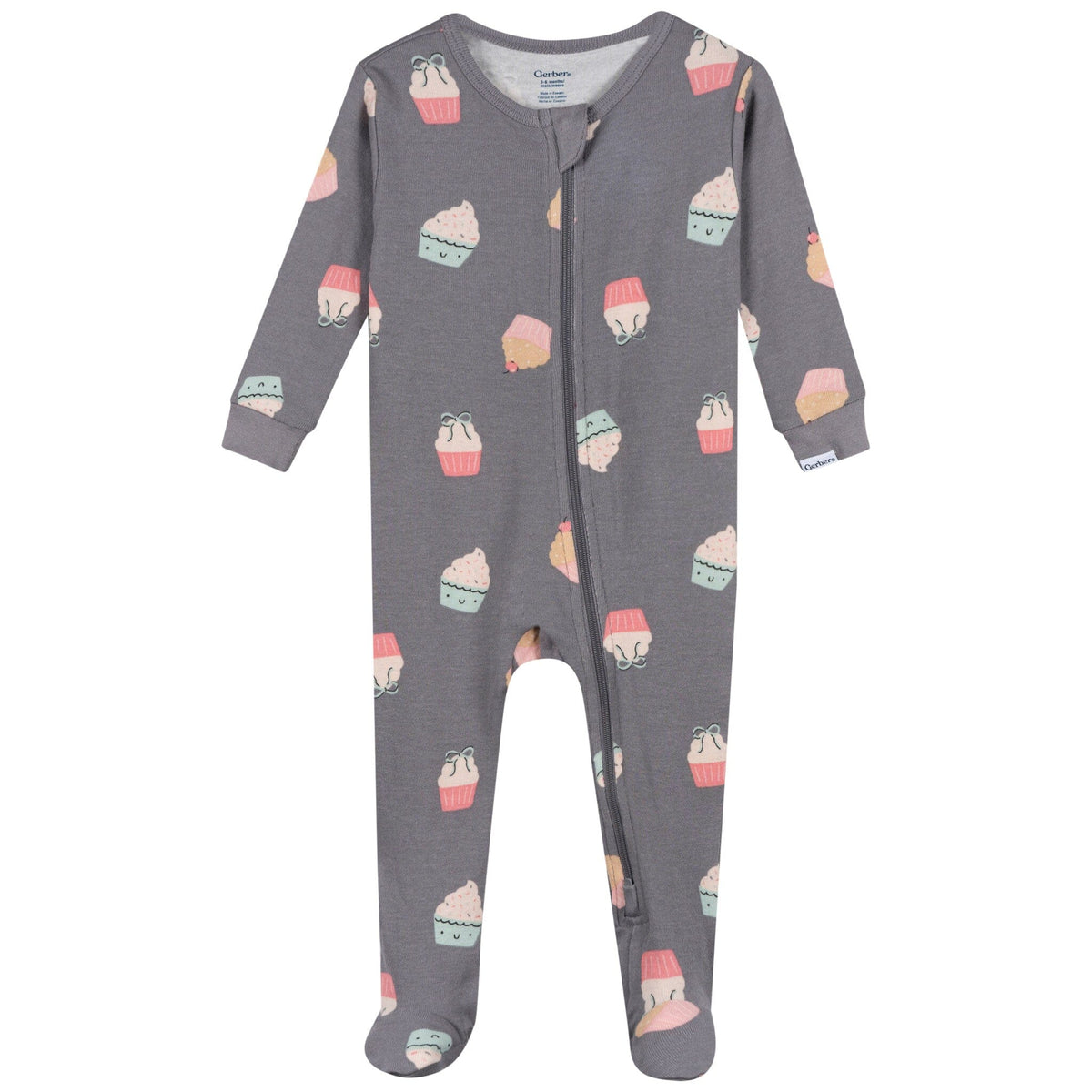 3-Pack Baby & Toddler Girls Sleepover Snug Fit Footed Pajamas sleepwear Gerber® 