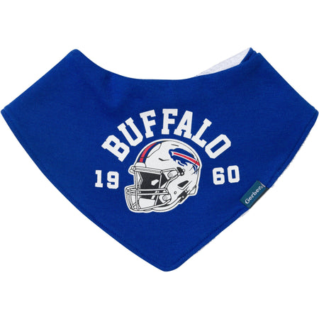 3-Piece Baby Buffalo Bills Bibs and Burp Cloth Set