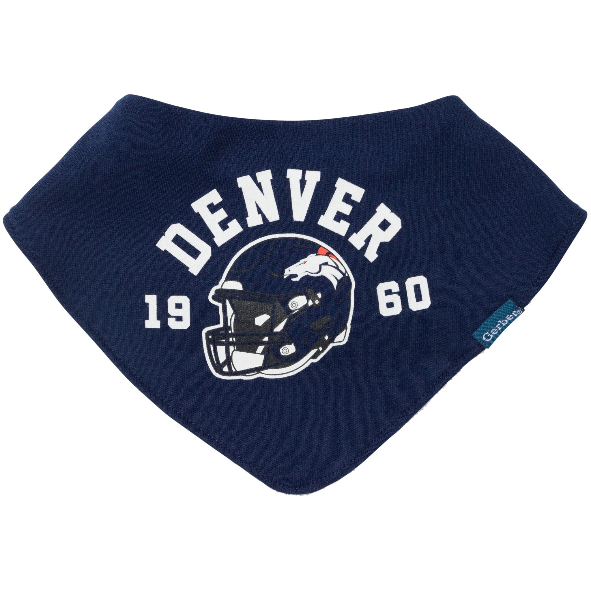 3-Pack Baby Neutral Denver Broncos Bibs and Burp Cloth Set NFL NFL 