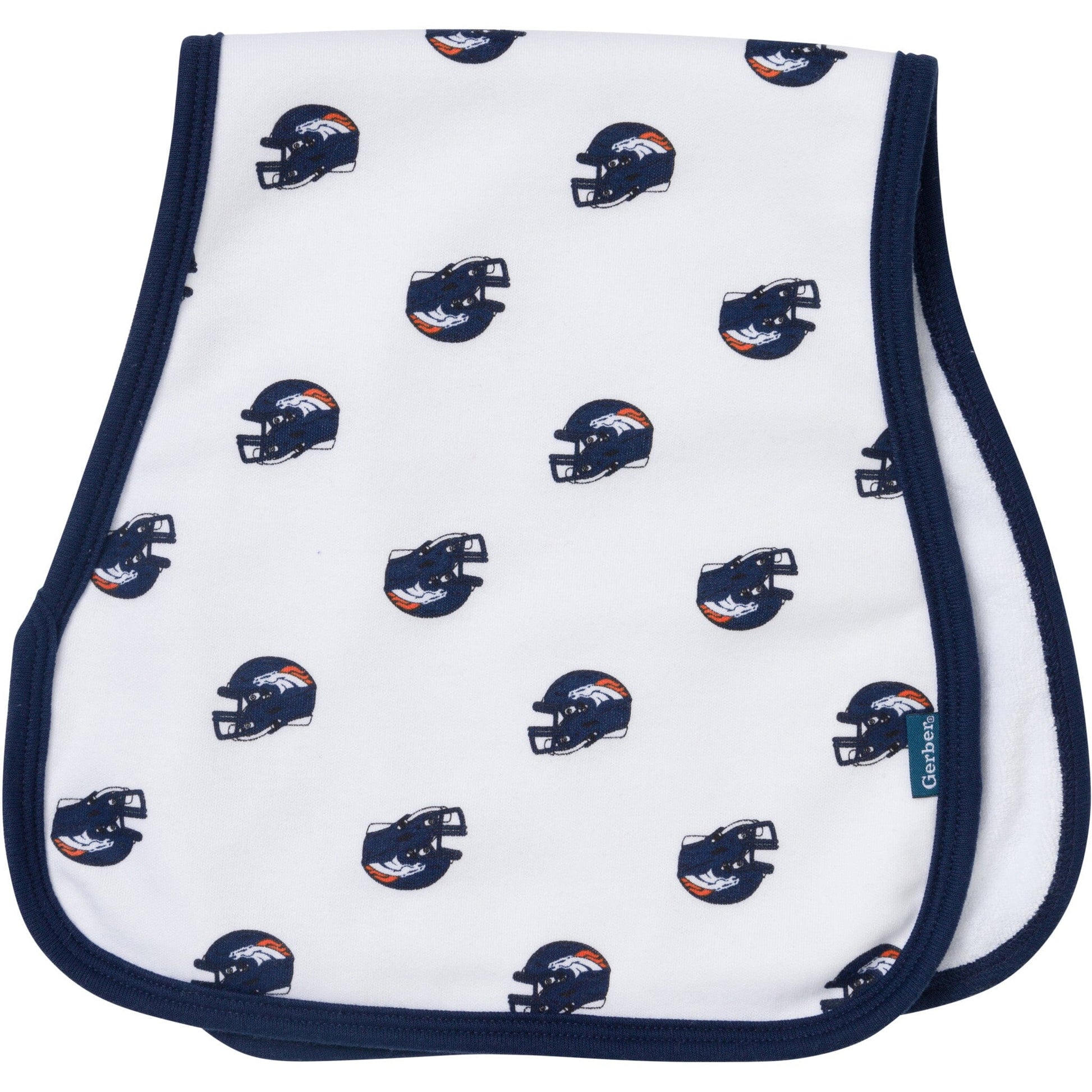 3-Pack Baby Neutral Denver Broncos Bibs and Burp Cloth Set NFL NFL 