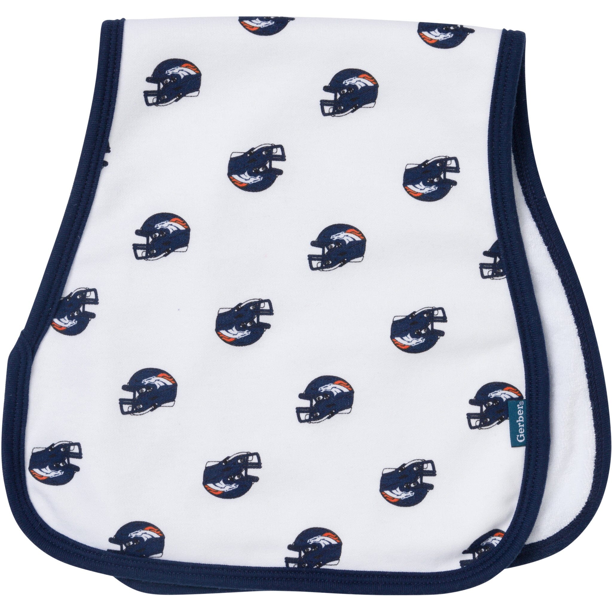 3-Pack Baby Neutral Denver Broncos Bibs and Burp Cloth Set NFL NFL 