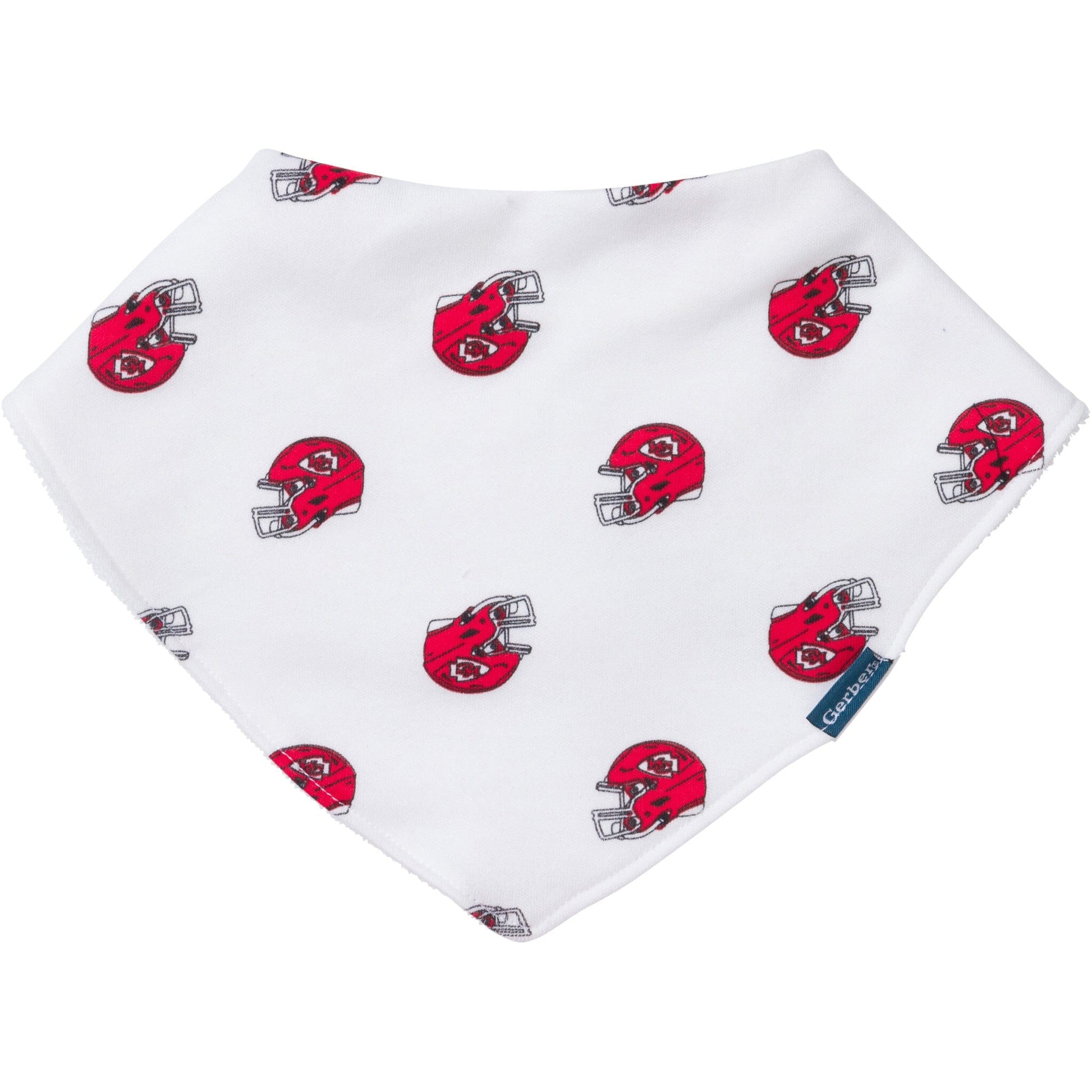 3-Pack Baby Neutral Kansas City Chiefs Bibs and Burp Cloth Set NFL NFL 