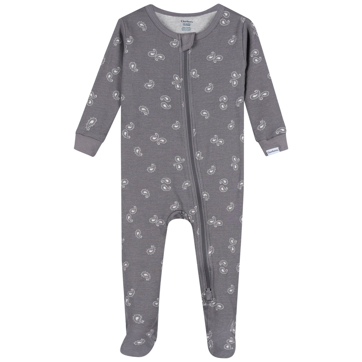 3-Pack Baby & Toddler Neutral Farm Snug Fit Footed Pajamas sleepwear Gerber® 