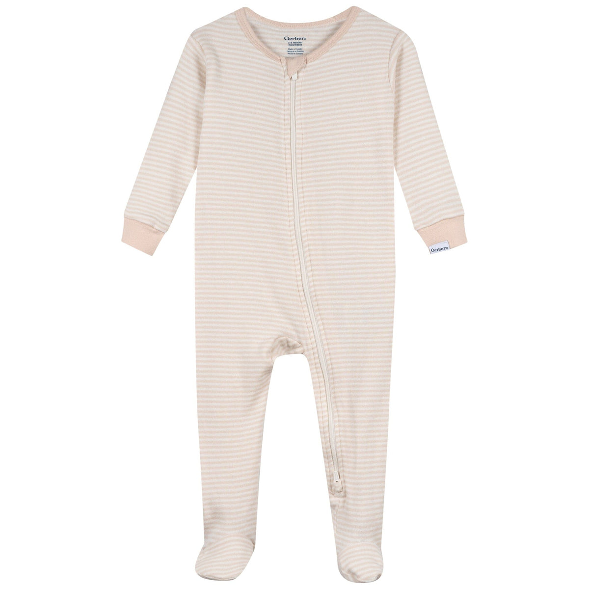 3-Pack Baby & Toddler Neutral Farm Snug Fit Footed Pajamas sleepwear Gerber® 