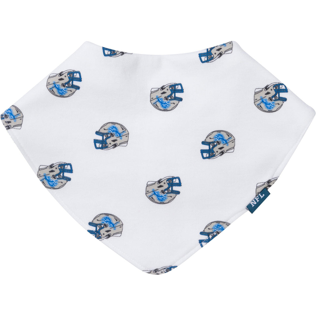 3-Pack Baby Neutral Detroit Lions Bibs and Burp Cloth Set NFL NFL 