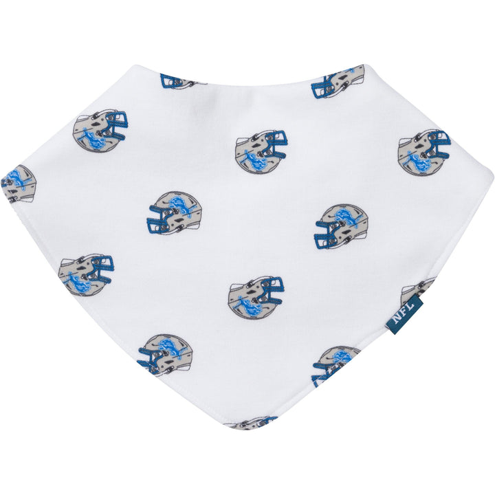 3-Pack Baby Neutral Detroit Lions Bibs and Burp Cloth Set NFL NFL 