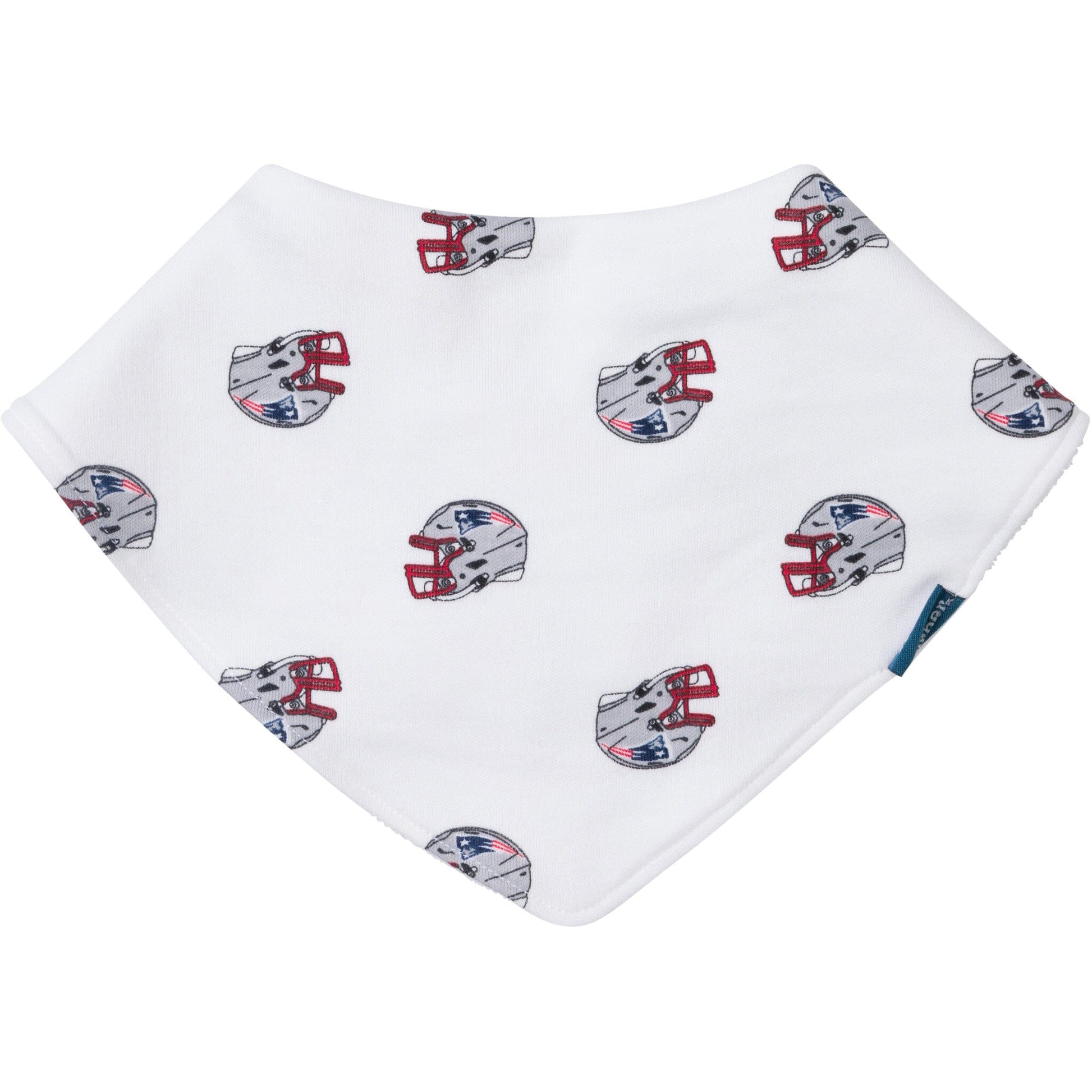 3-Pack Baby Neutral New England Patriots Bibs and Burp Cloth Set NFL NFL 