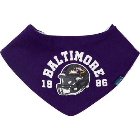 3-Piece Baby Baltimore Ravens Bibs and Burp Cloth Set
