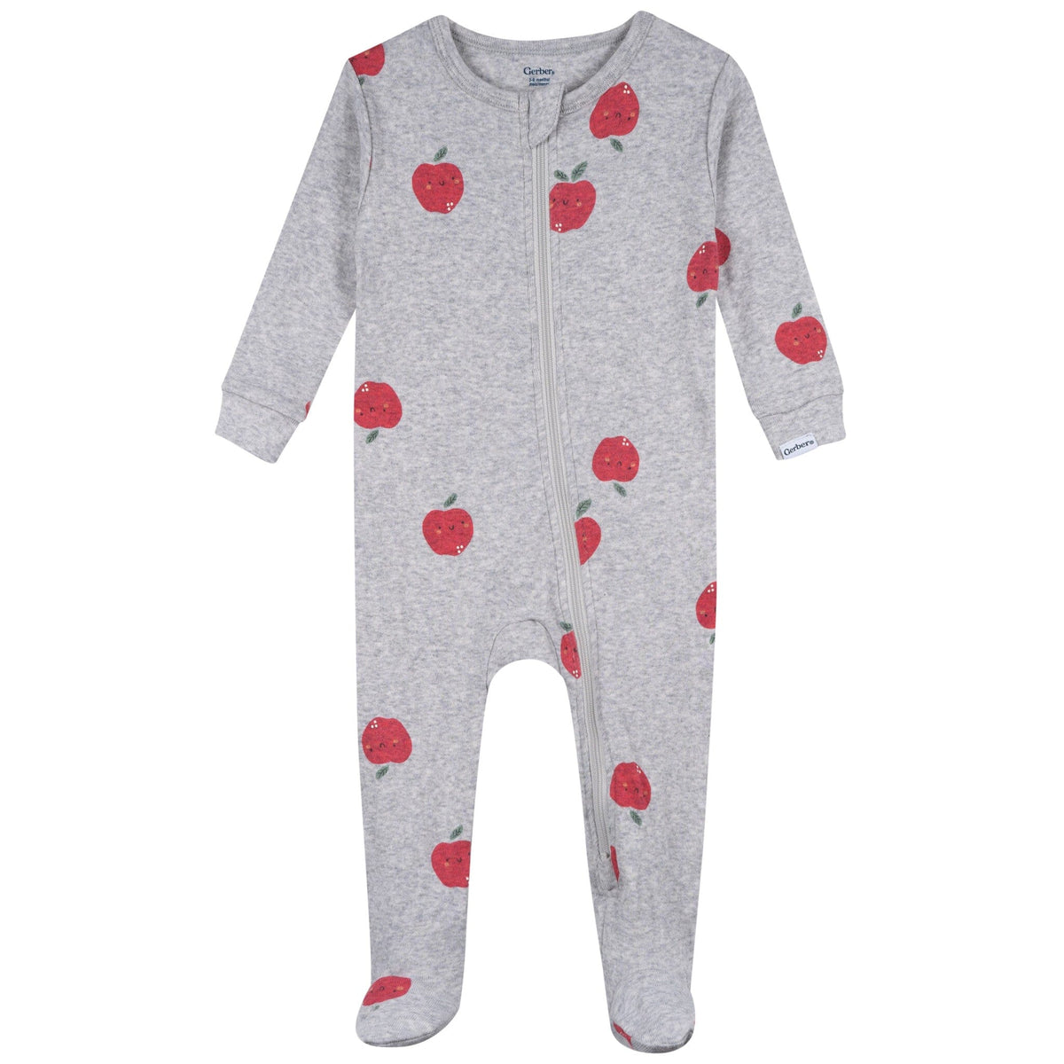 3-Pack Baby & Toddler Neutral Classroom Snug Fit Footed Pajamas sleepwear Gerber® 