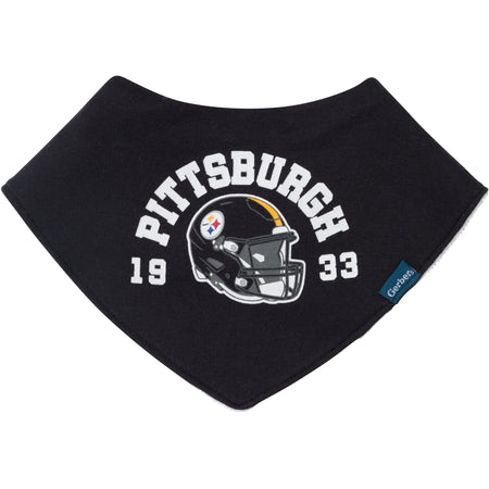 3-Piece Baby Pittsburgh Steelers Bibs and Burp Cloth Set