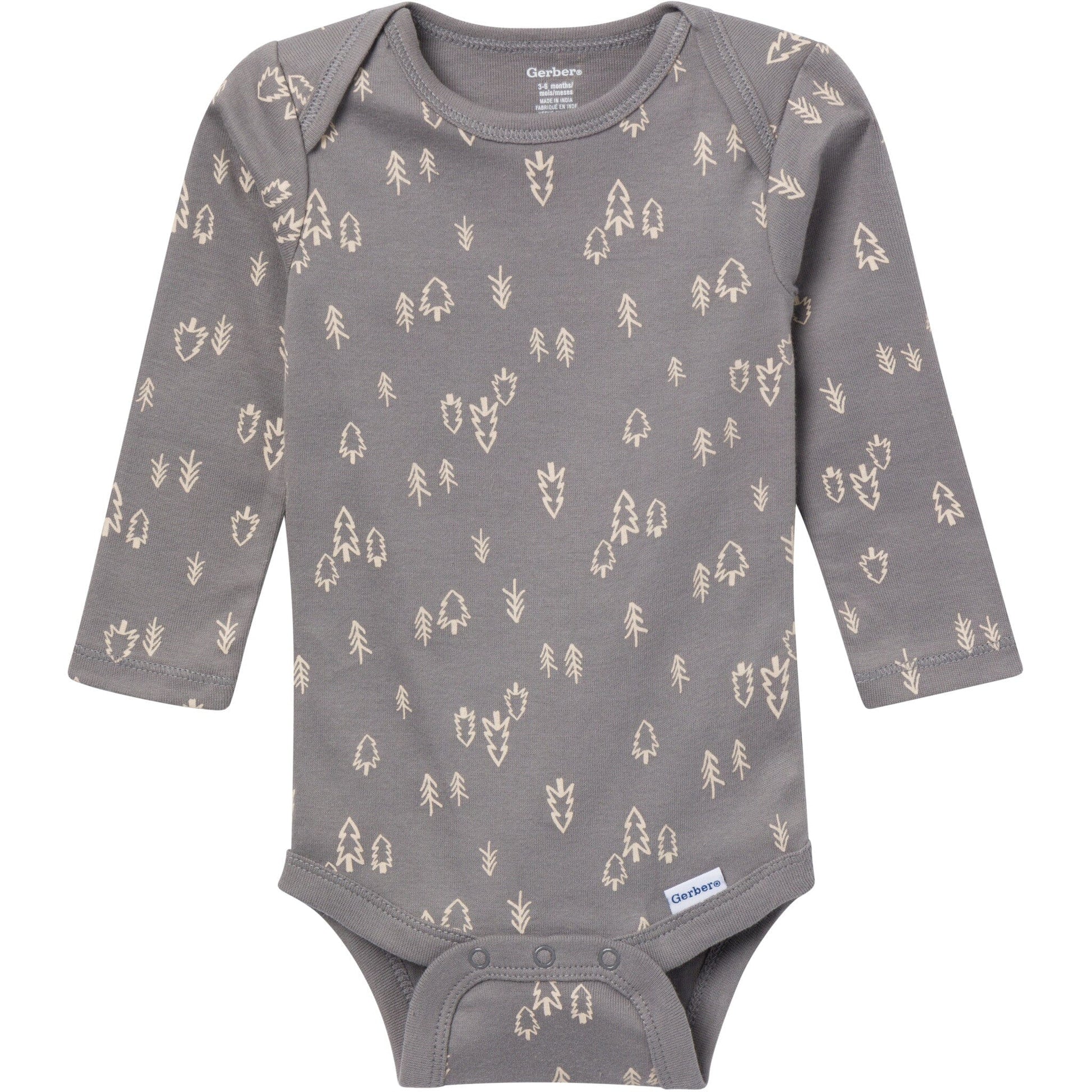 3-Pack Baby Boys Born To Be Wild Long Sleeve Onesies® Bodysuits Onesies Bodysuits Gerber® 