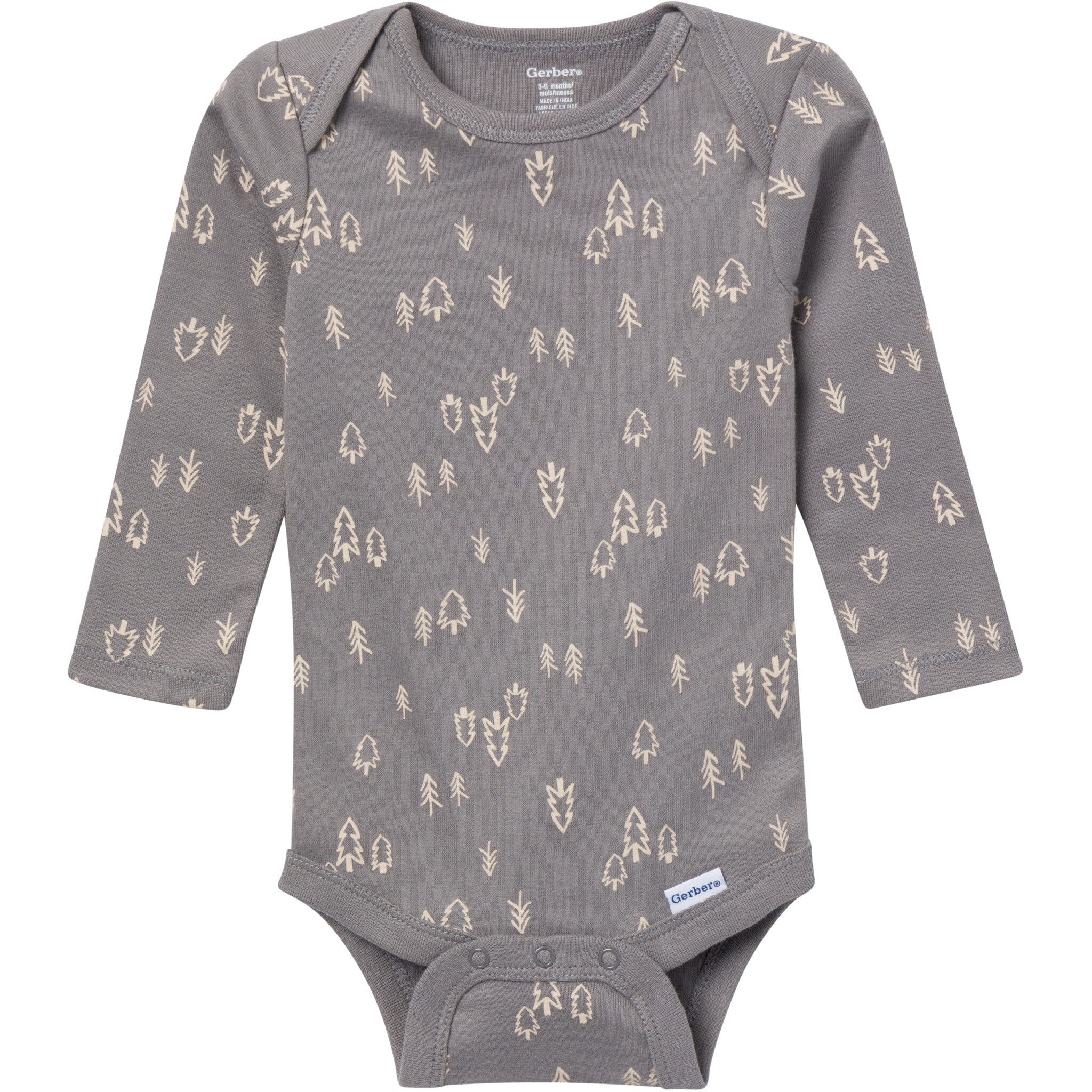 3-Pack Baby Boys Born To Be Wild Long Sleeve Onesies® Bodysuits Onesies Bodysuits Gerber® 