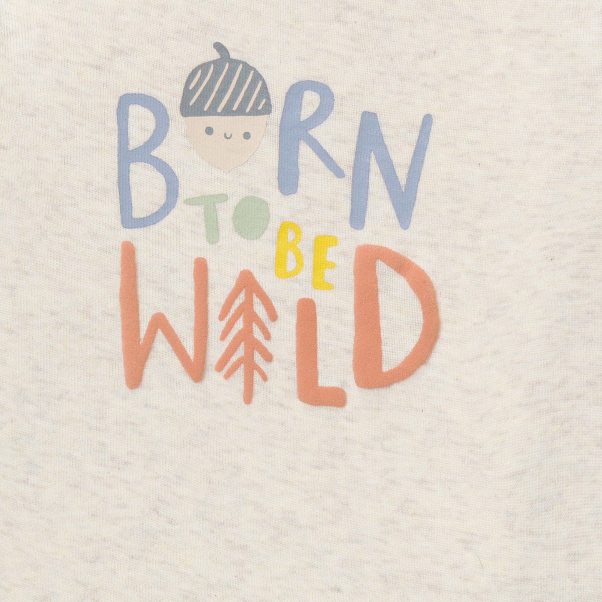 3-Pack Baby Boys Born To Be Wild Long Sleeve Onesies® Bodysuits Onesies Bodysuits Gerber® 