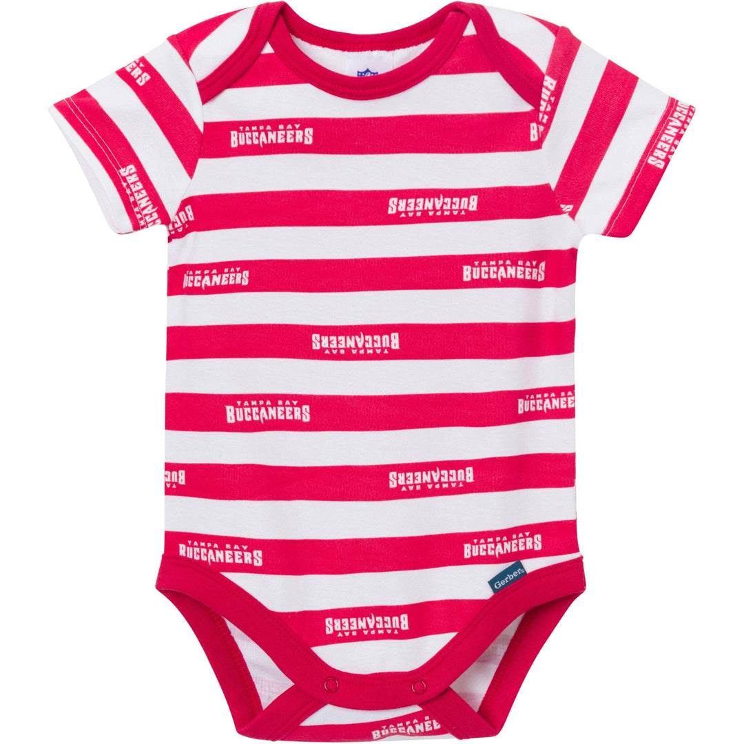 3-Pack Baby Boys Tampa Bay Buccaneers Bodysuit Set NFL NFL 
