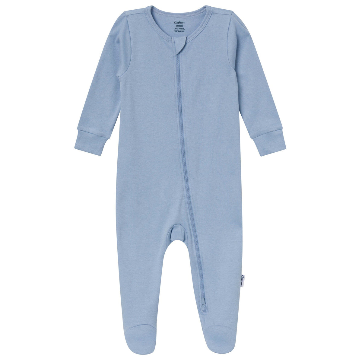 3-Pack Baby Boys Charcoal, Mocha & Blue Sleep 'N Play Sleepwear Gerber® 