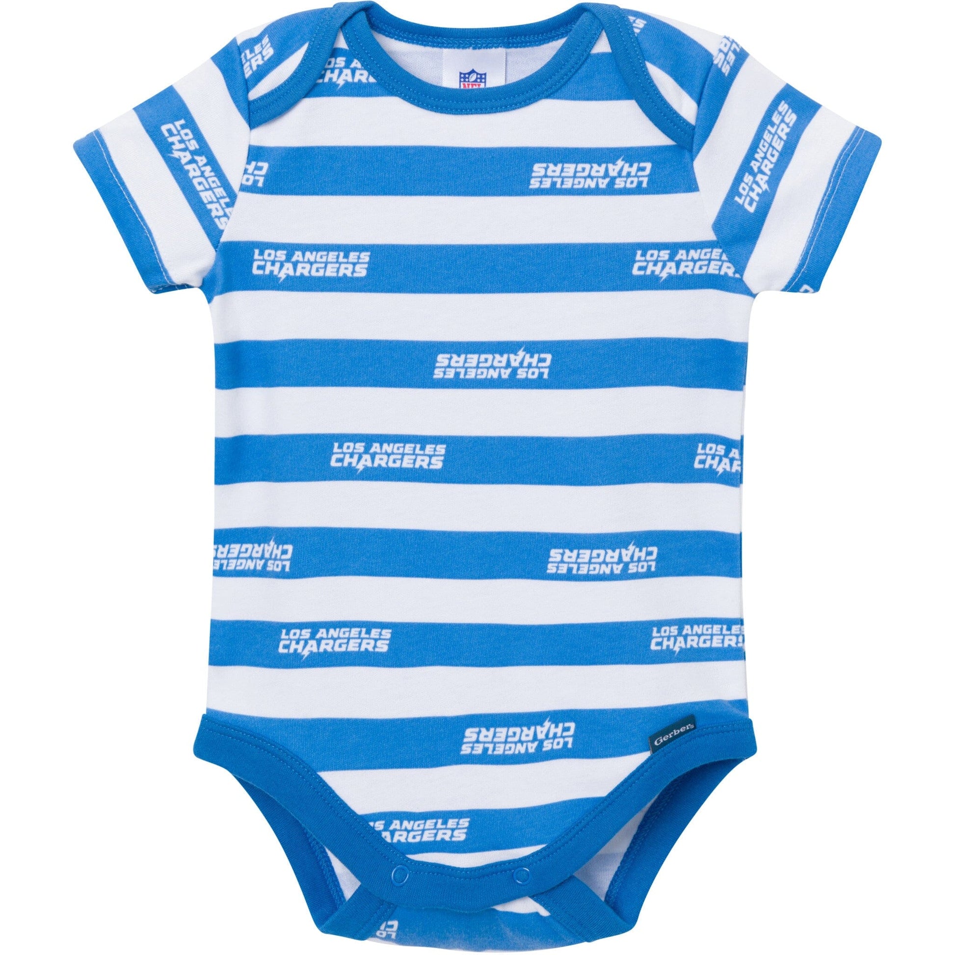 3-Pack Baby Boys Los Angeles Chargers Bodysuit Set NFL NFL 
