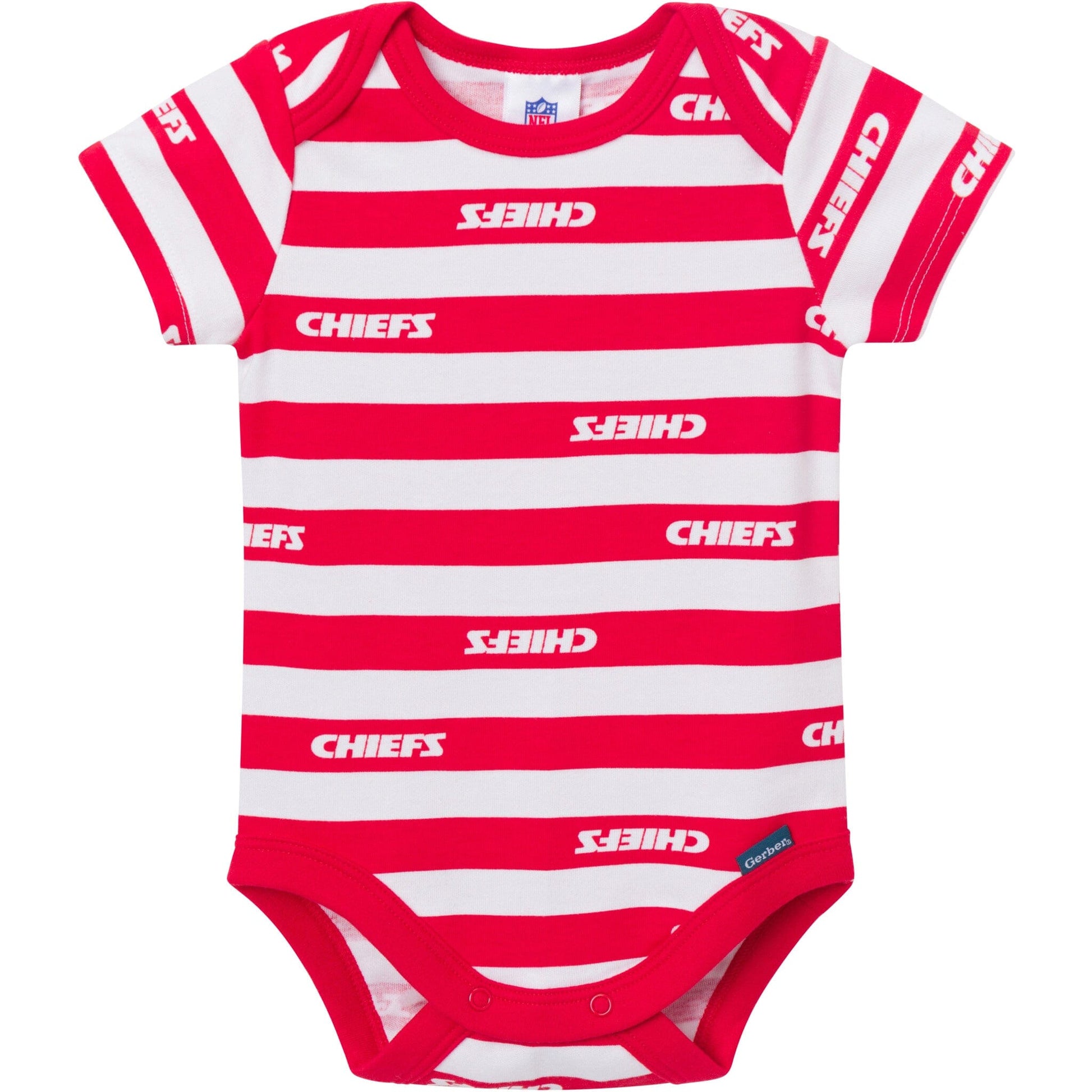 3-Pack Baby Boys Kansas City Chiefs Bodysuit Set NFL NFL 