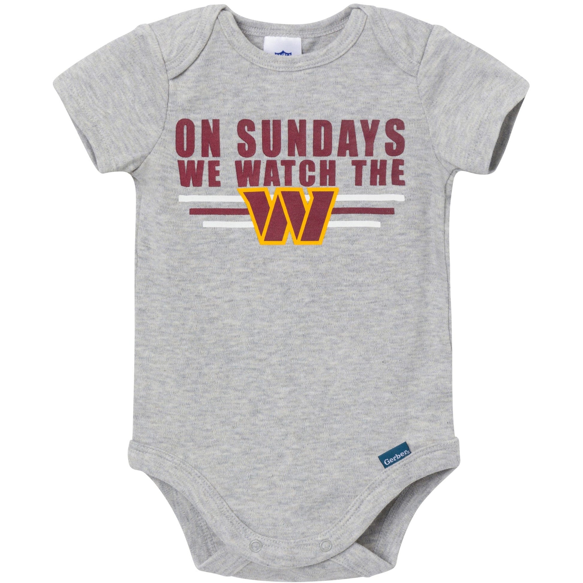 3-Pack Baby Boys Commanders Bodysuit Set NFL NFL 