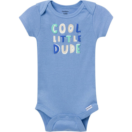 3-Pack Baby Boys Cool Dude Short Sleeve Onesies® Bodysuits