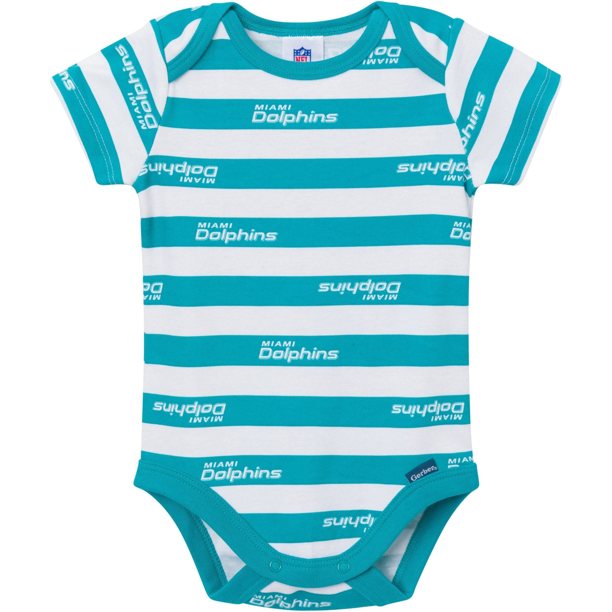 3-Pack Baby Boys Miami Dolphins Bodysuit Set NFL NFL 