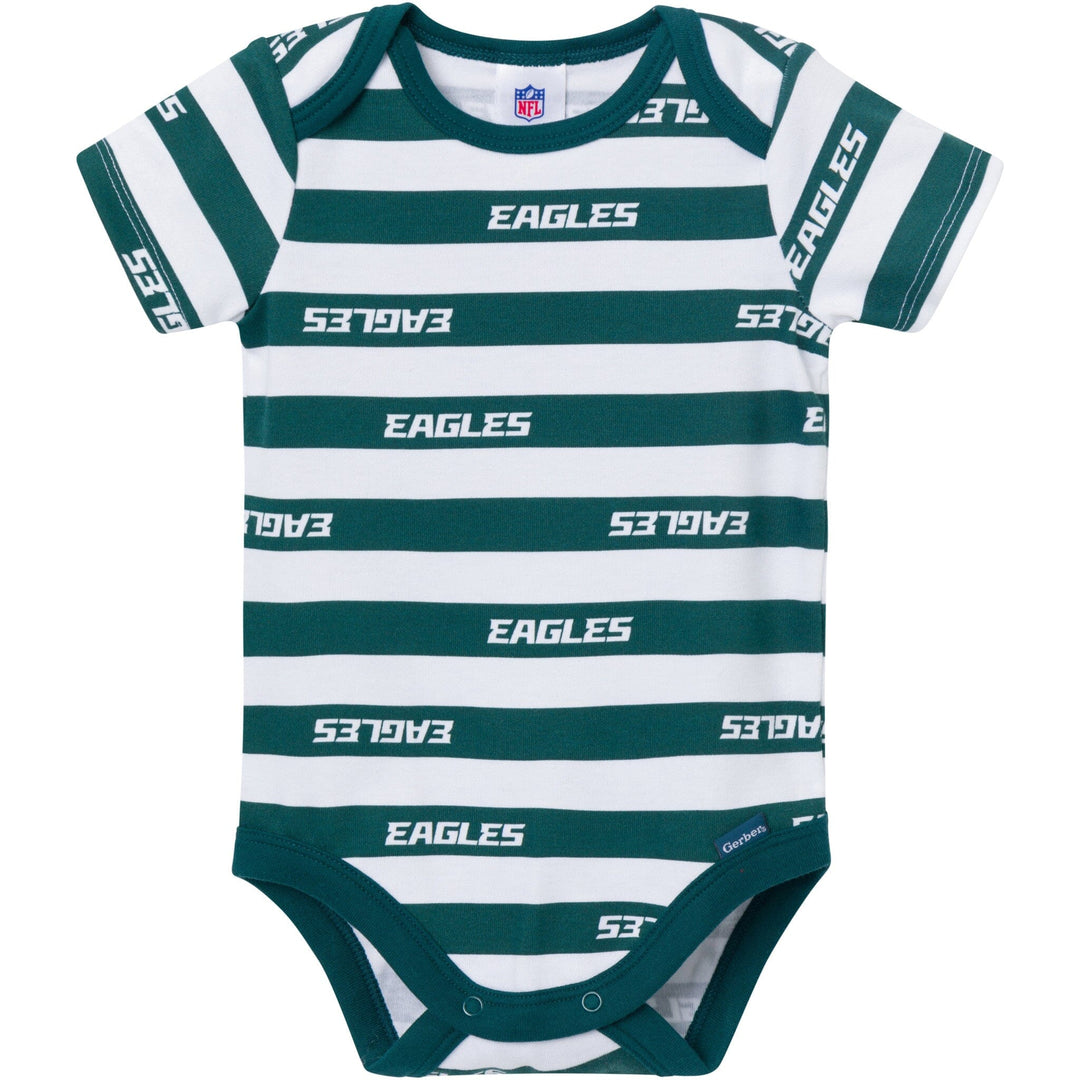 3-Pack Baby Boys Philidelphia Eagles Bodysuit Set NFL NFL 