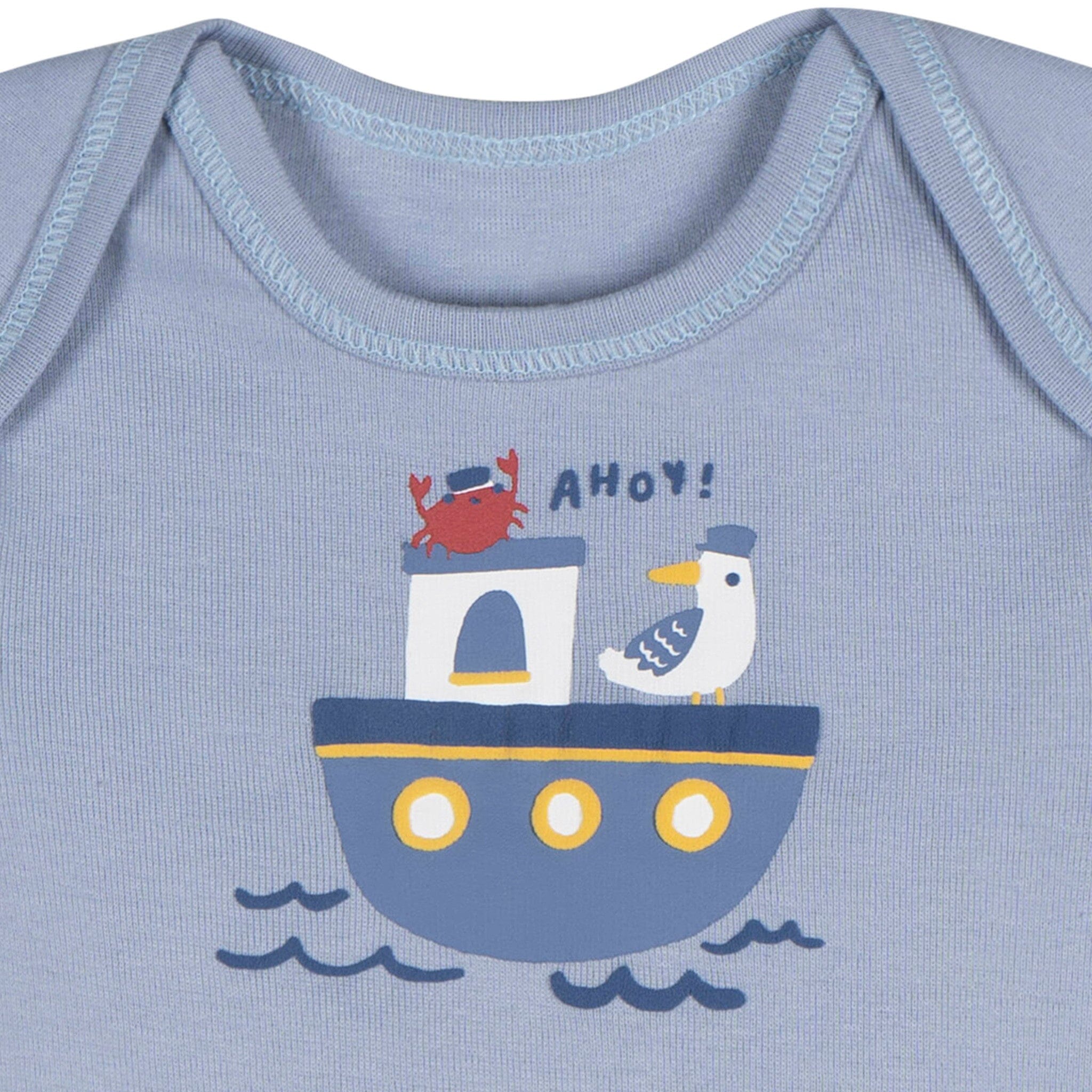 3-Pack Baby Boys Little Lighthouse Short Sleeve Onesies® Bodysuits Onesies Bodysuits Gerber® 