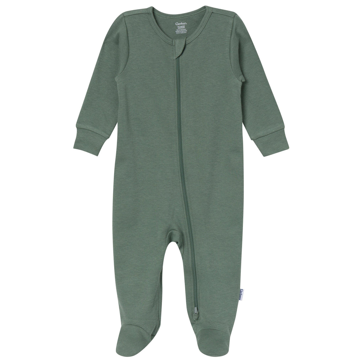 3-Pack Baby Boys Navy, Cream & Sage Sleep 'N Play Sleepwear Gerber® 