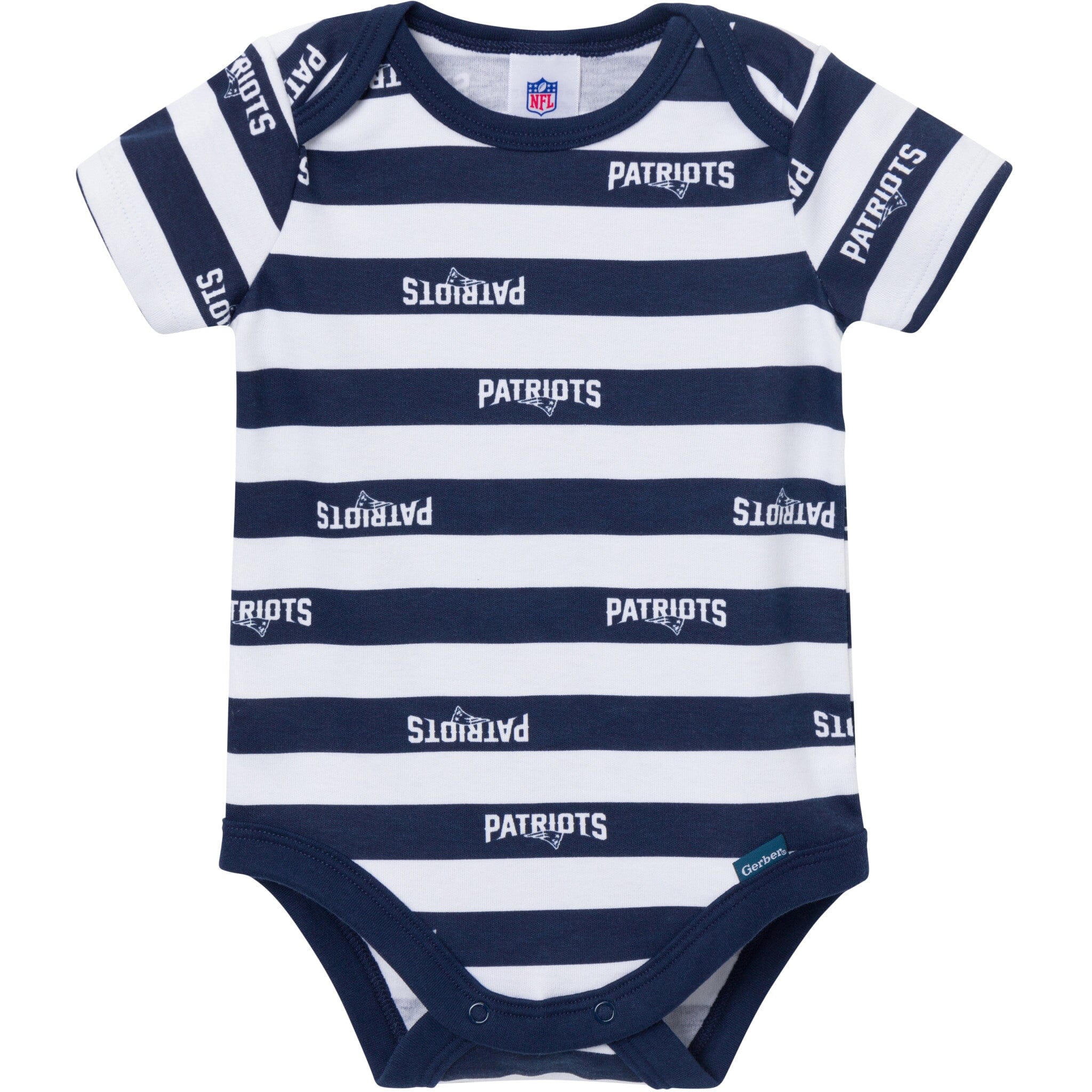 3-Pack Baby Boys New England Patriots Bodysuit Set Onesies Bodysuits NFL 