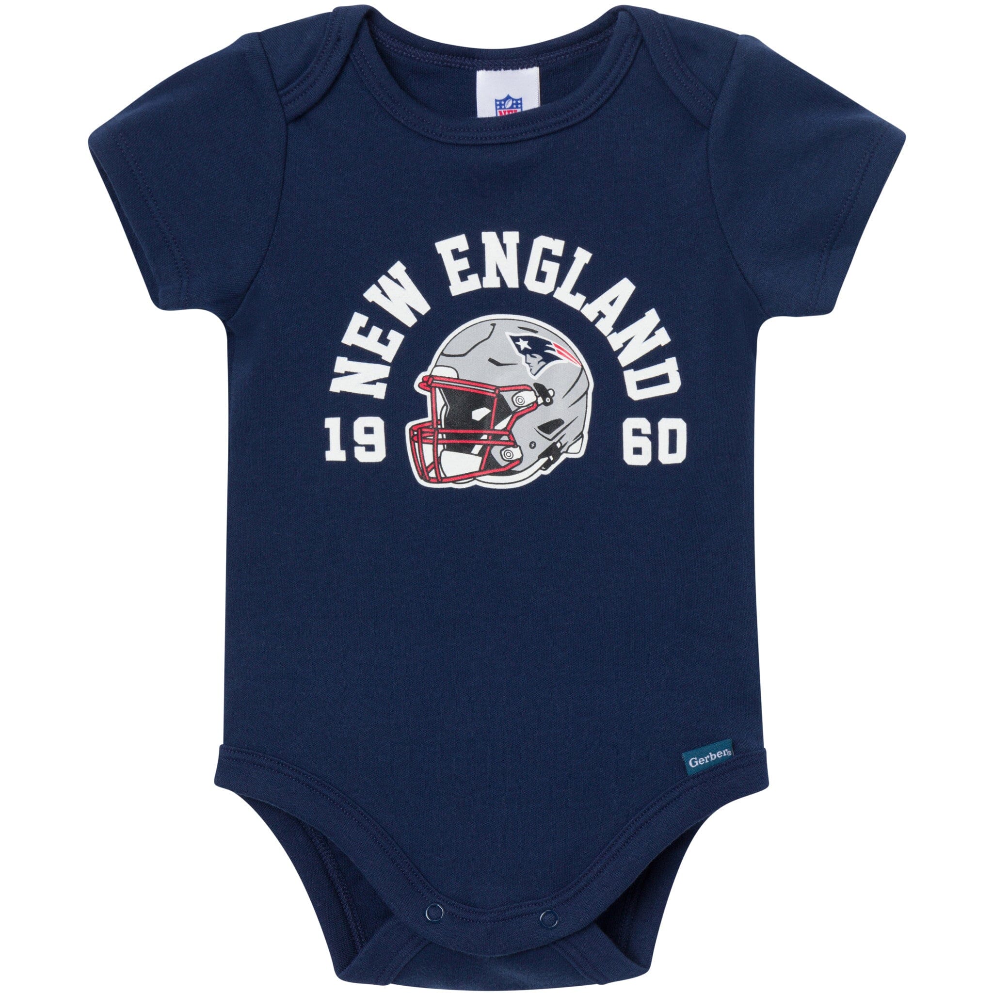 3-Pack Baby Boys New England Patriots Bodysuit Set Onesies Bodysuits NFL 