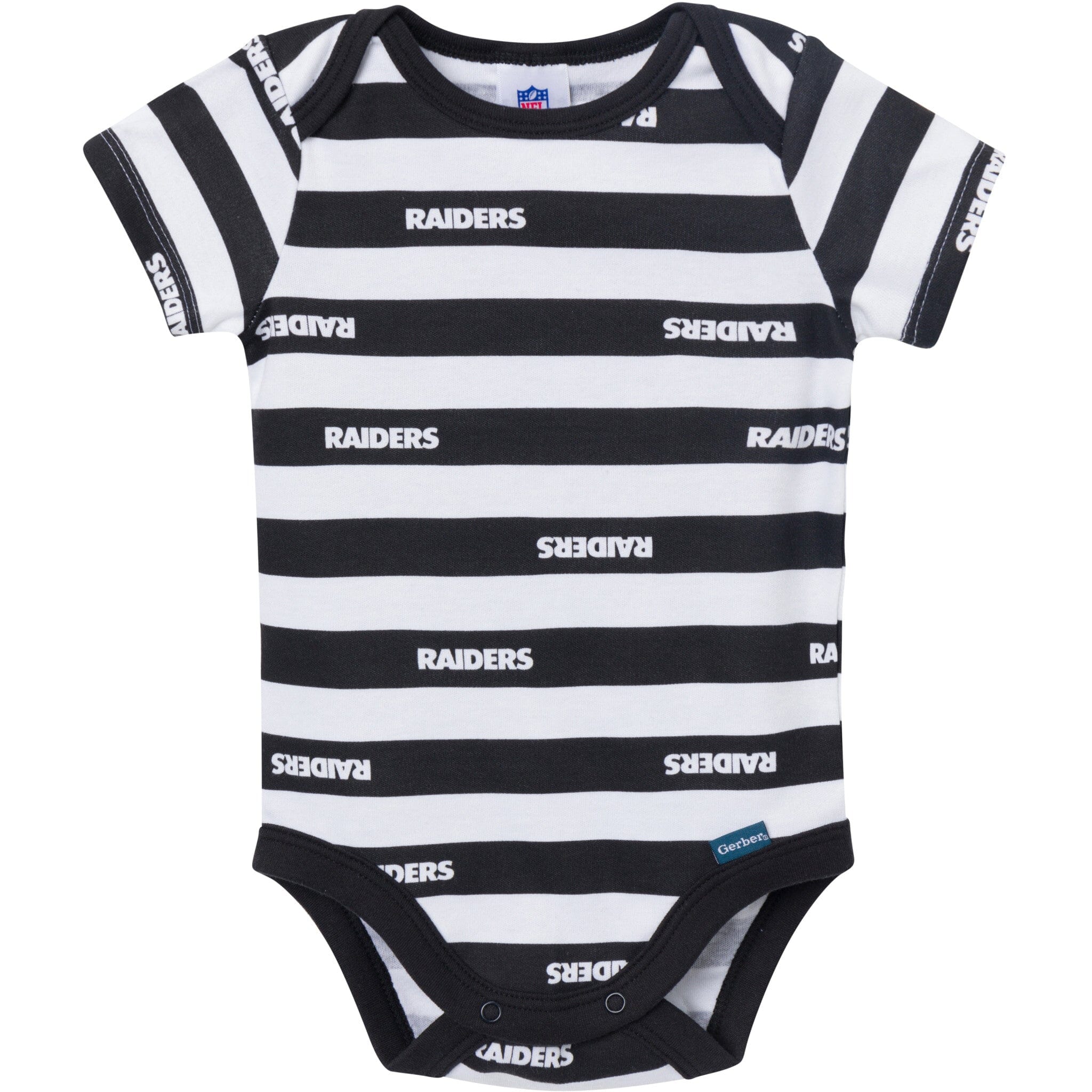 3-Pack Baby Boys Las Vegas Raiders Bodysuit Set Onesies Bodysuits NFL 