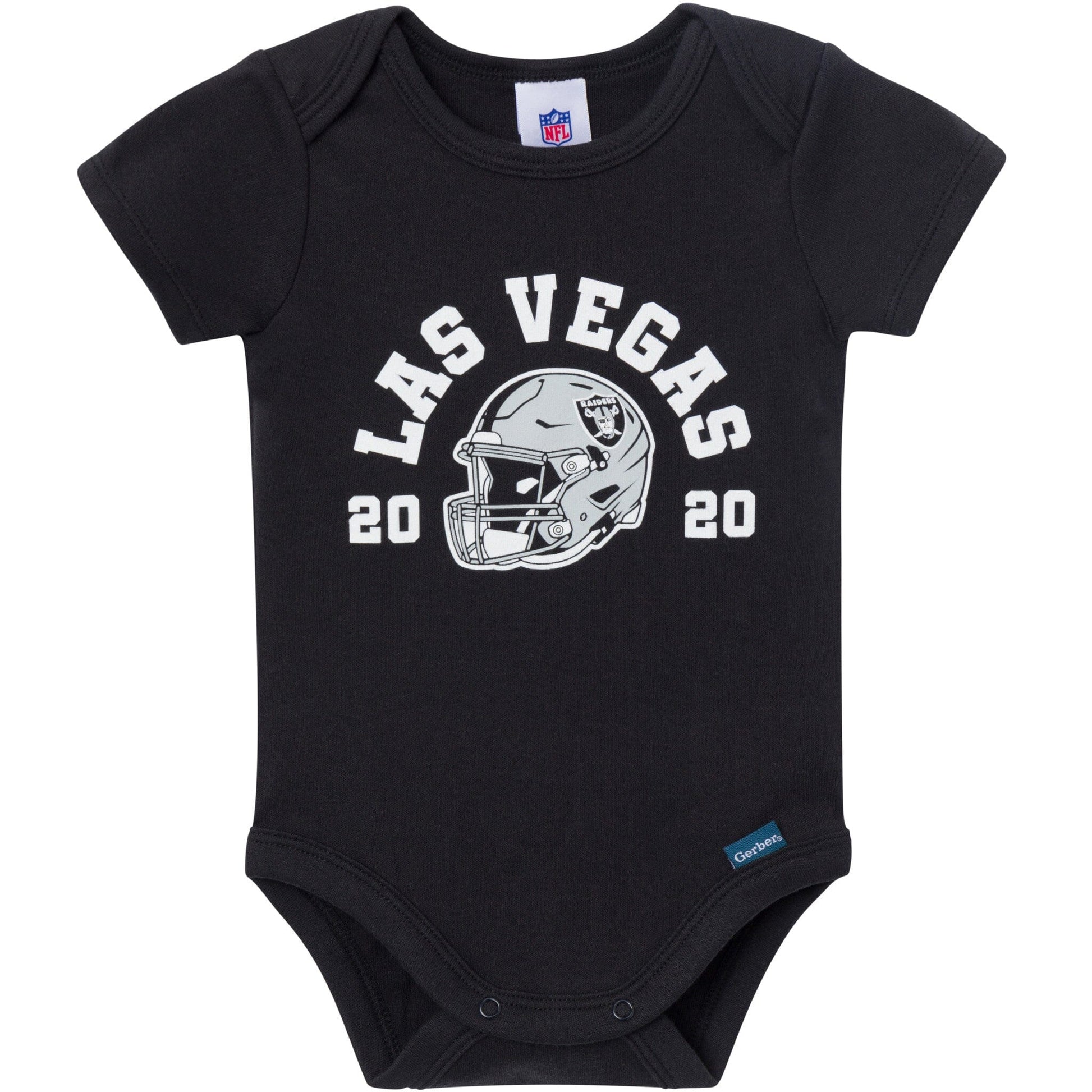 3-Pack Baby Boys Las Vegas Raiders Bodysuit Set Onesies Bodysuits NFL 