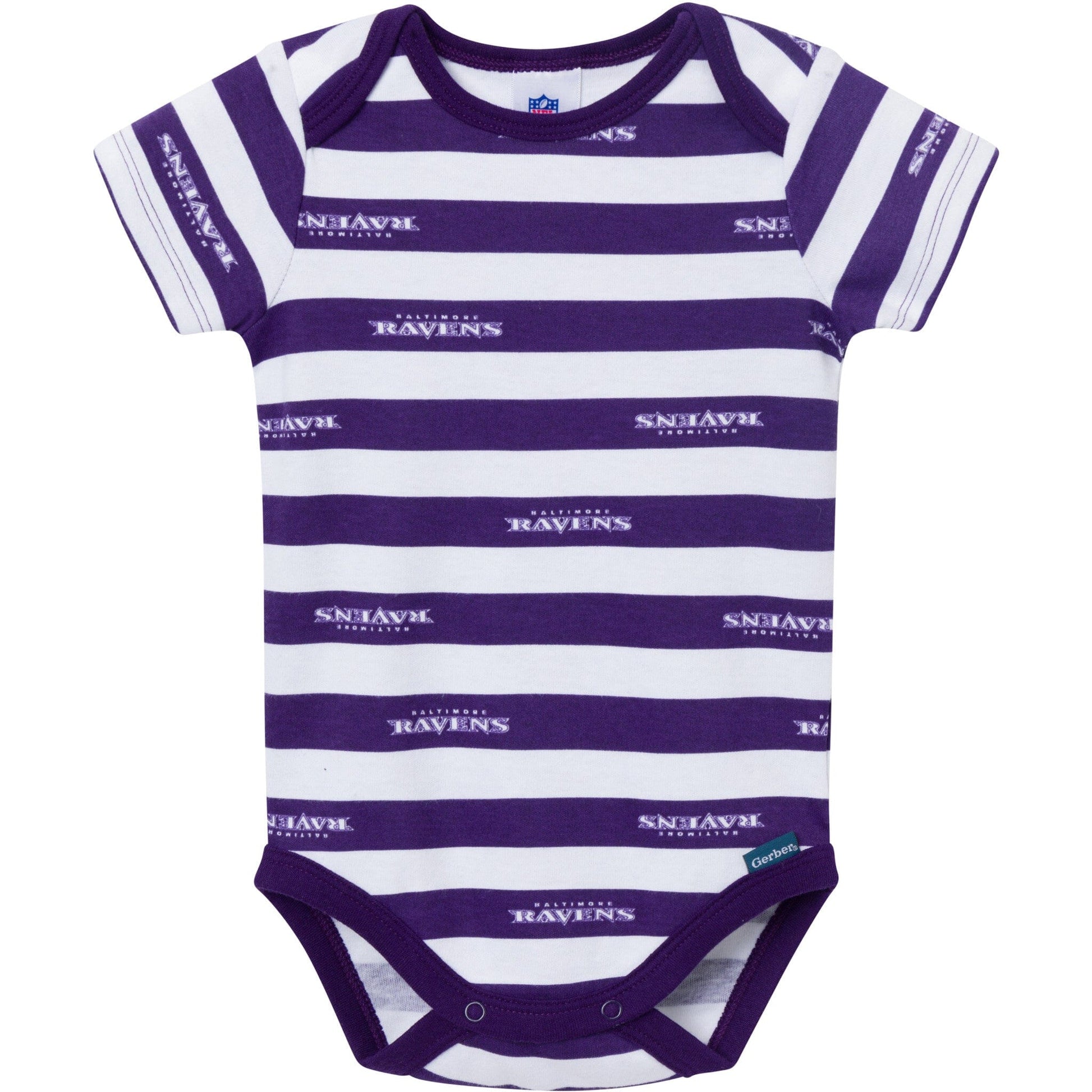 3-Pack Baby Boys Baltimore Ravens Bodysuit Set Onesies Bodysuits NFL 