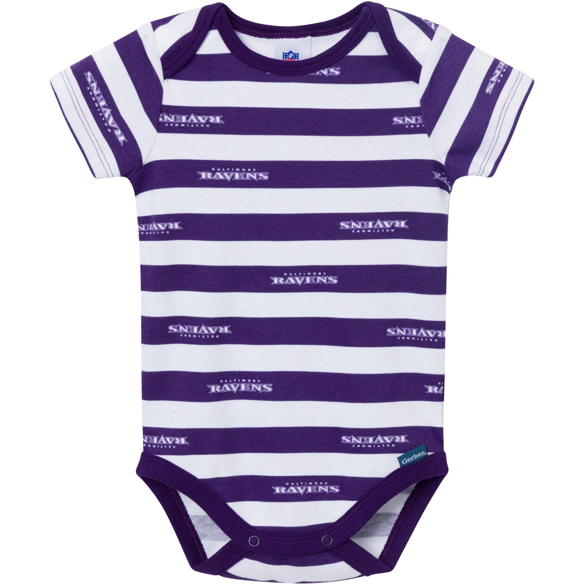 3-Pack Baby Boys Baltimore Ravens Bodysuit Set Onesies Bodysuits NFL 